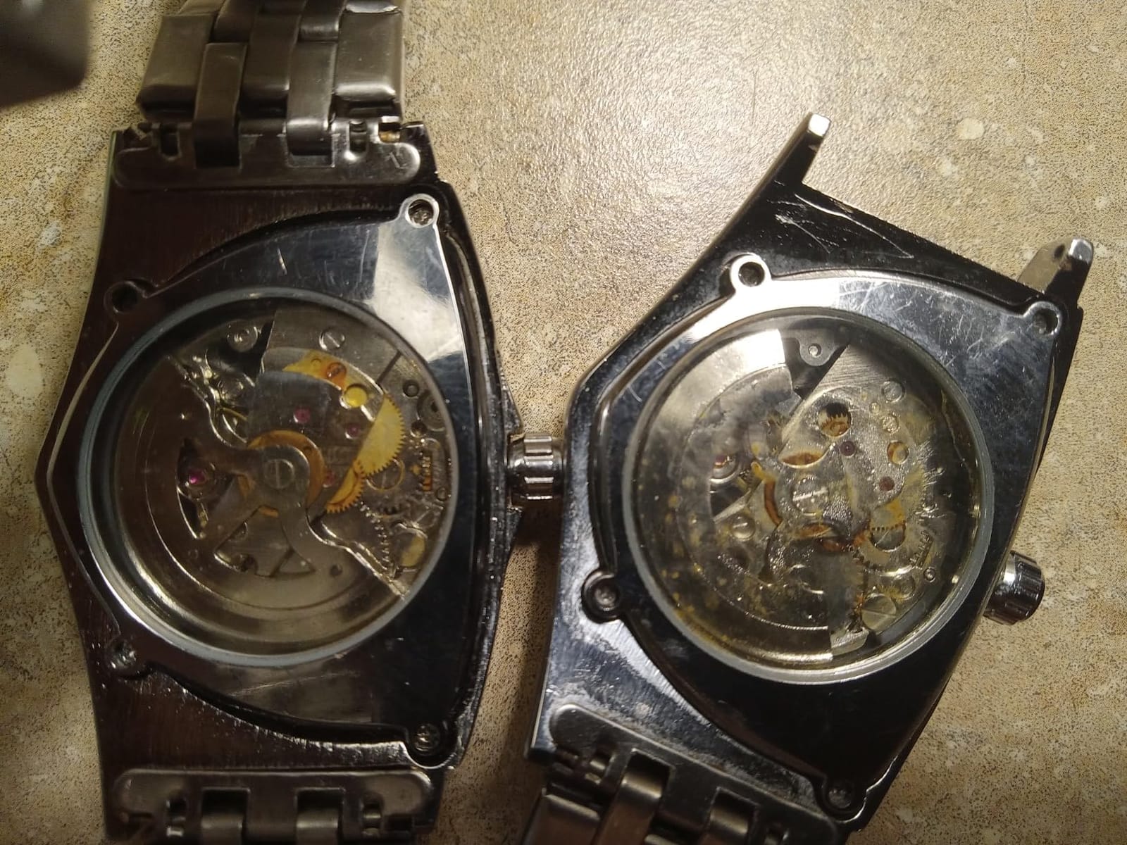 FORSINING Skeleton Watches for Men, Automatic Mechanical Watch with Triangle Dial, Luminous Self Winding Watches Stainless Steel Bracelet or Soft Silicone Strap customer photo 1