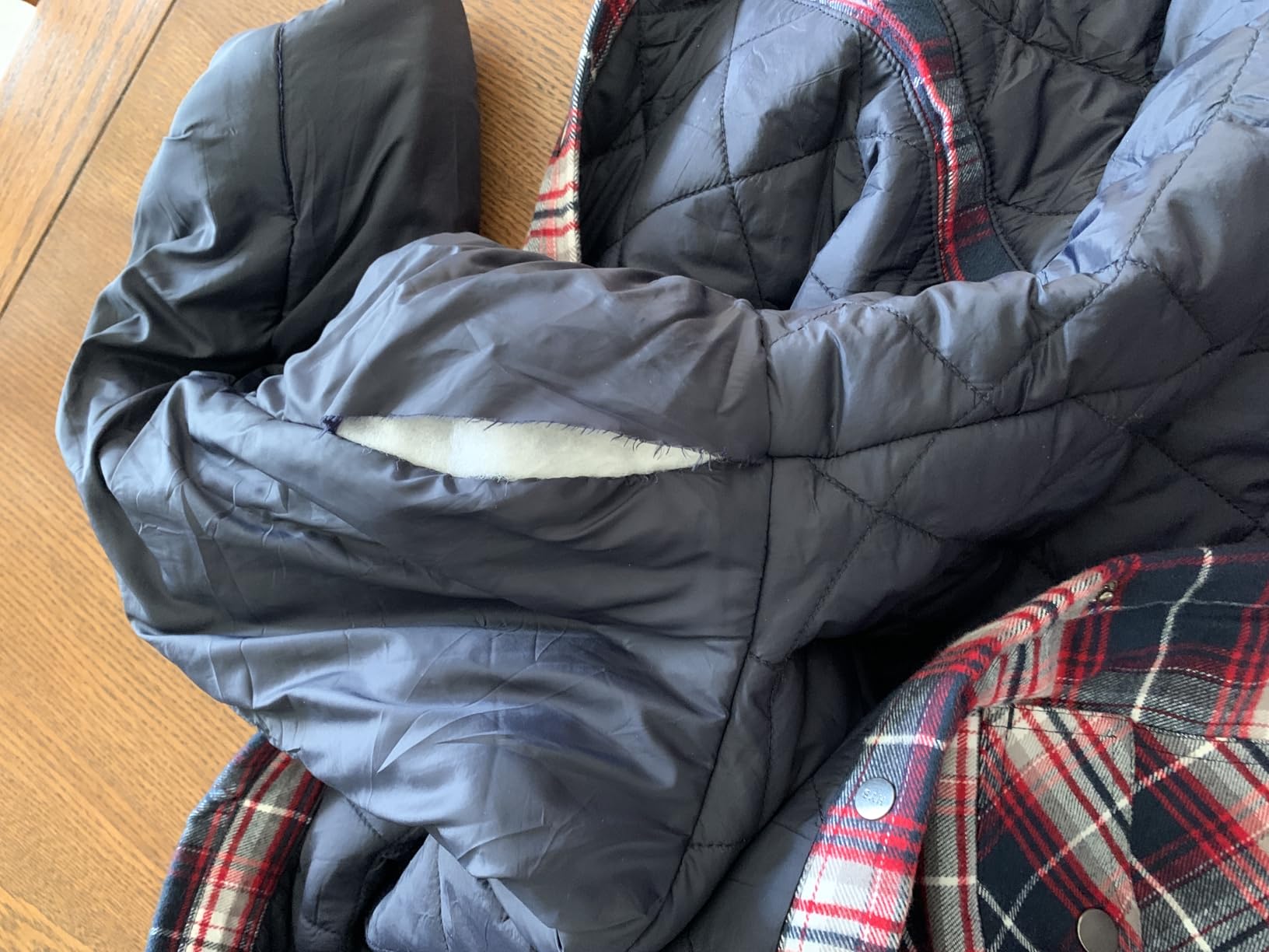 TACVASEN Men's Flannel Shirt Quilted Lined Theraml Winter Coat Button Down Insulated Flannel Shirts Jacket customer photo 1