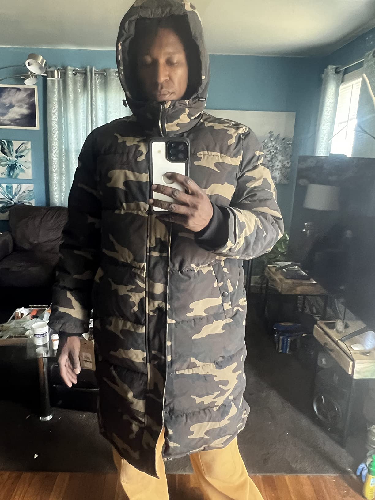 Levi's Men's Arctic Cloth Extra Long Parka Jacket customer photo 2