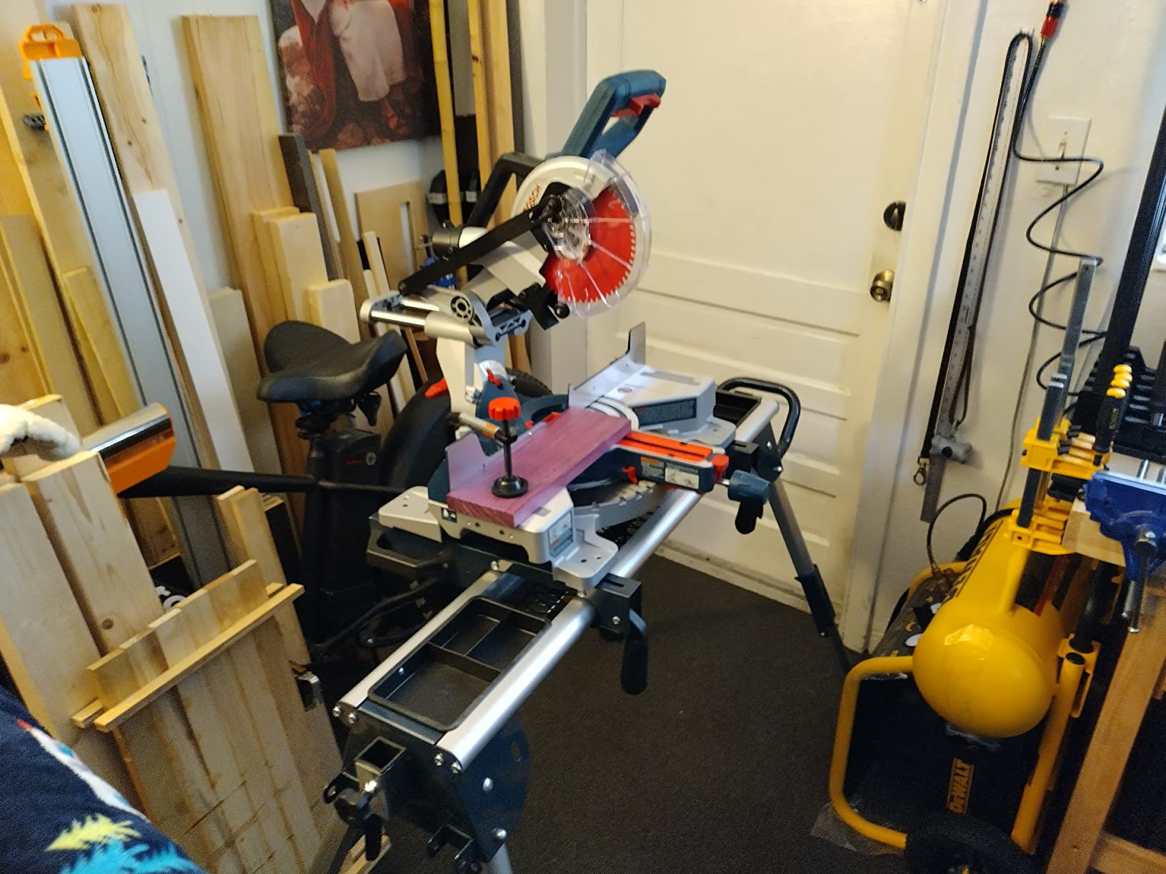 BOSCH GCM18V-07SN PROFACTOR™ 18V 7-1/4 In. Single-Bevel Slide Miter Saw - Mobile, Cordless Solution, 3-3/4 In. Nested Crown Cutting, 8-1/4 In. Crosscut Capacity (Bare Tool) customer photo 2