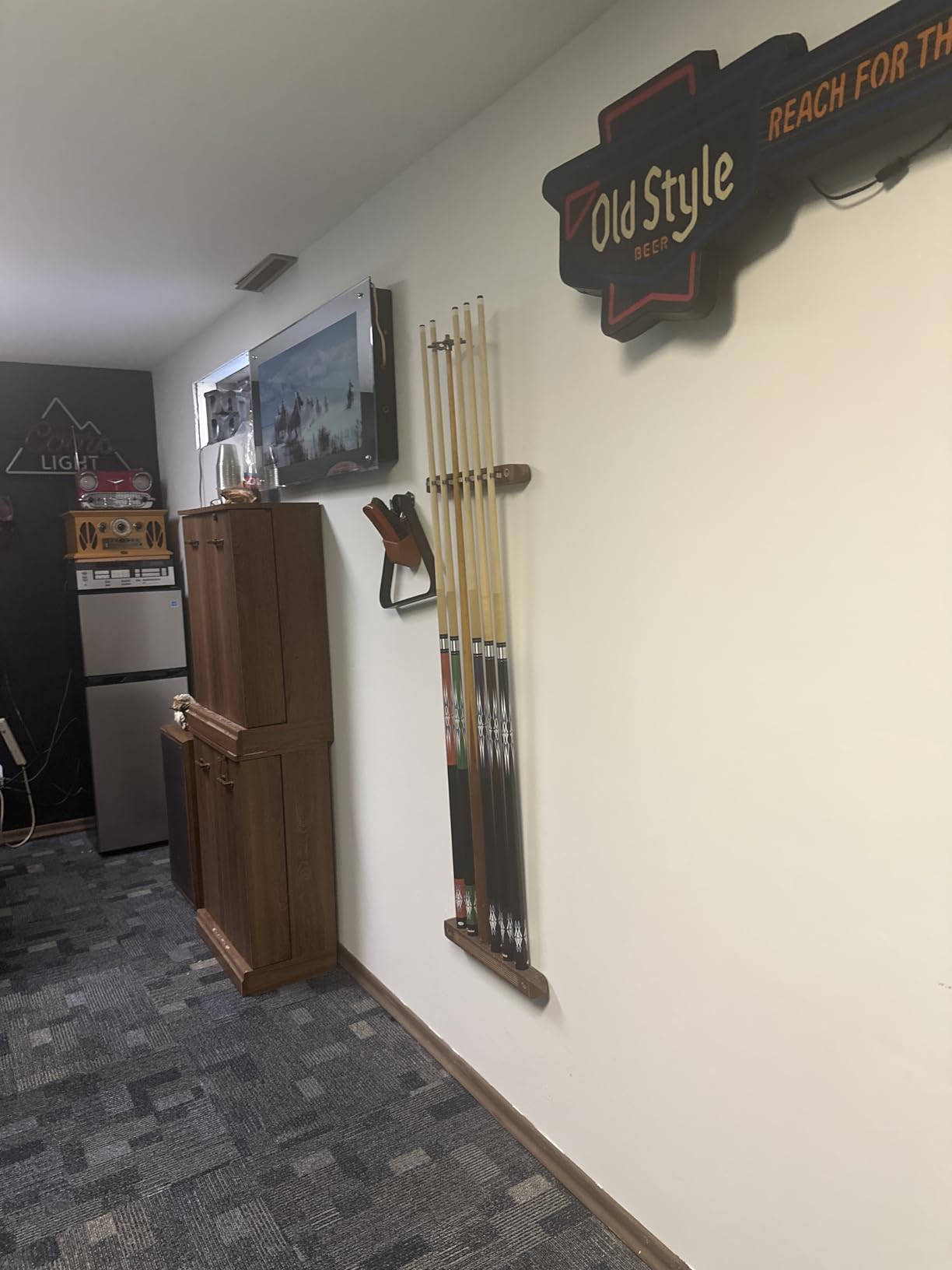 Kmise Canada 8A Maple Pool Cue, Low Deflection,Bar/Pool hall/Home customer photo 1