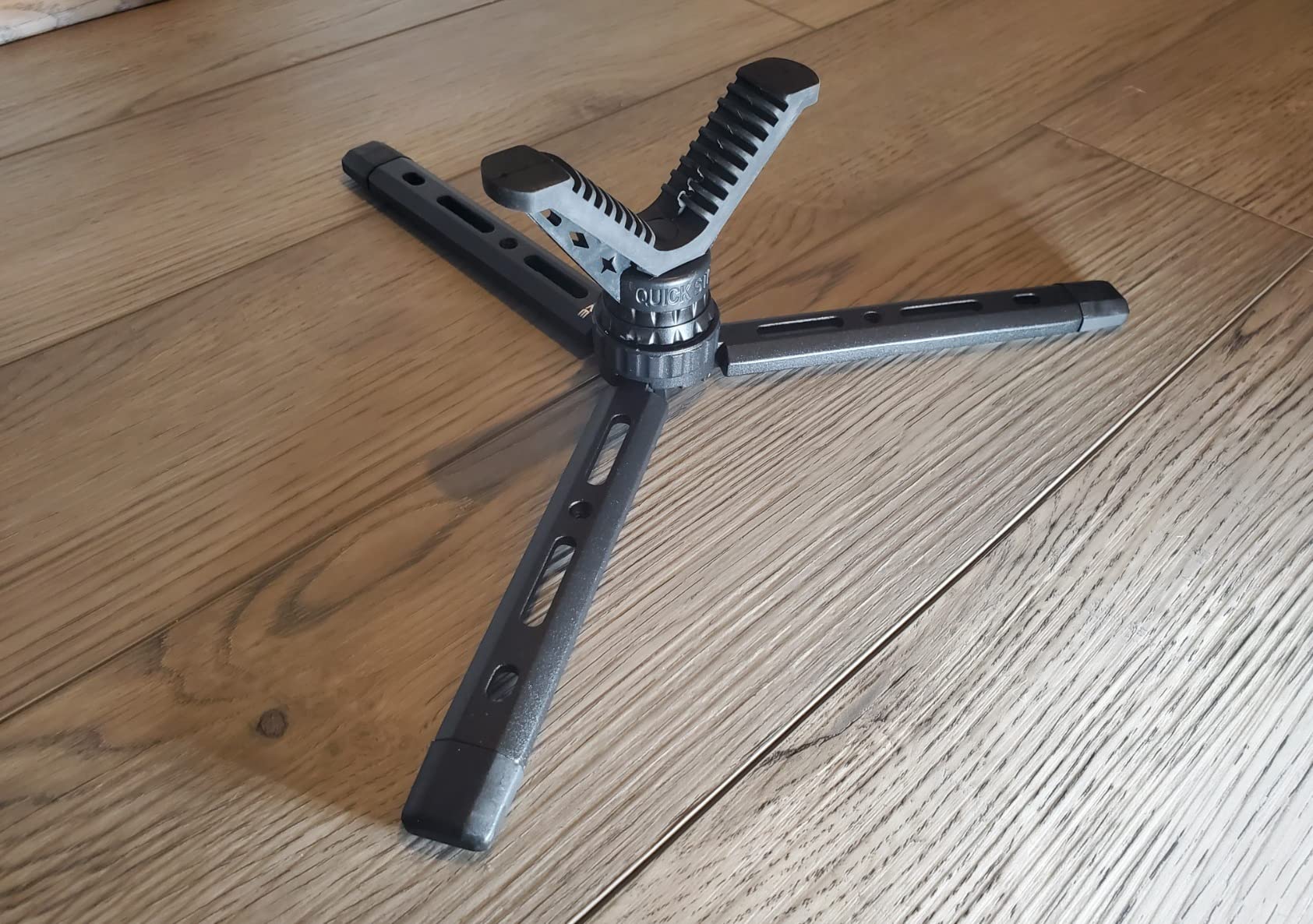 BZTAC Portable Rifle & Pistol Shooting Rest - All Aluminum Compact Mini Rapid Pocket Shooting Stick Stand with 360 Rotation V Yoke Holder customer photo 1