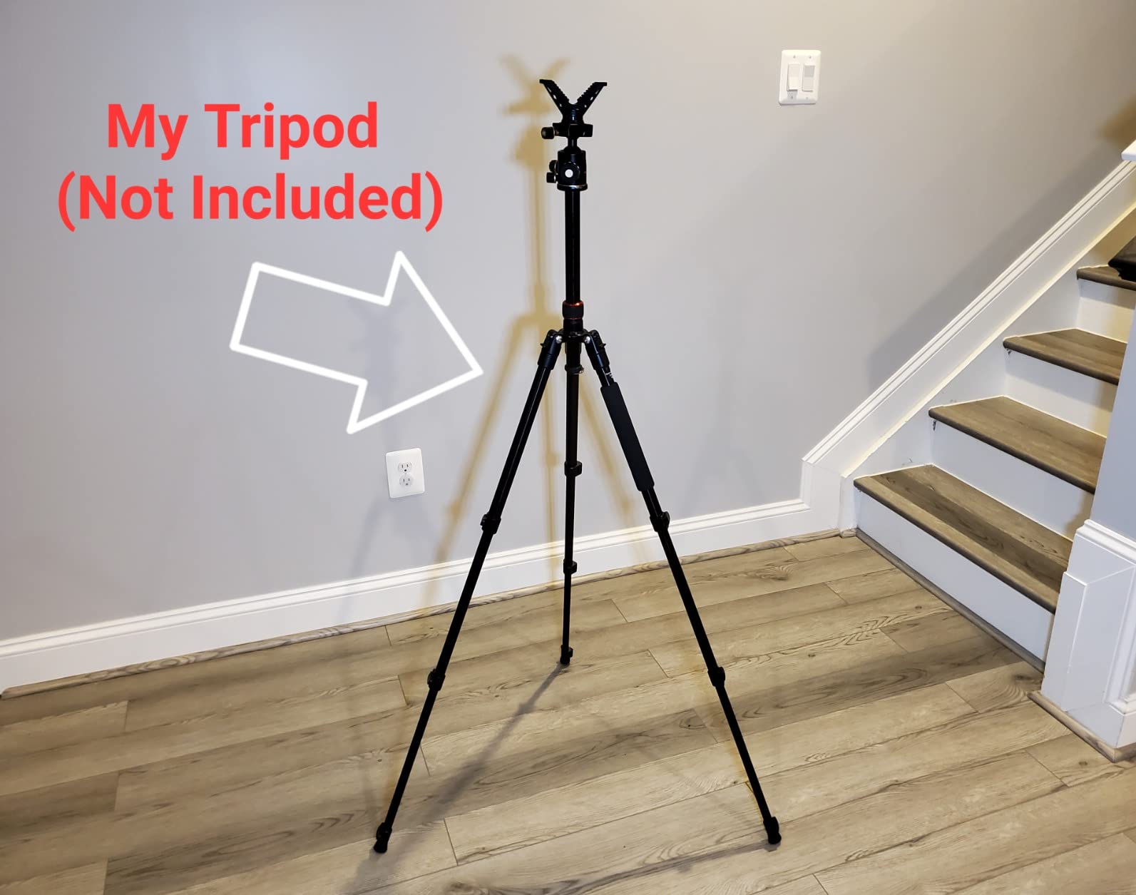 BZTAC Portable Rifle & Pistol Shooting Rest - All Aluminum Compact Mini Rapid Pocket Shooting Stick Stand with 360 Rotation V Yoke Holder customer photo 2