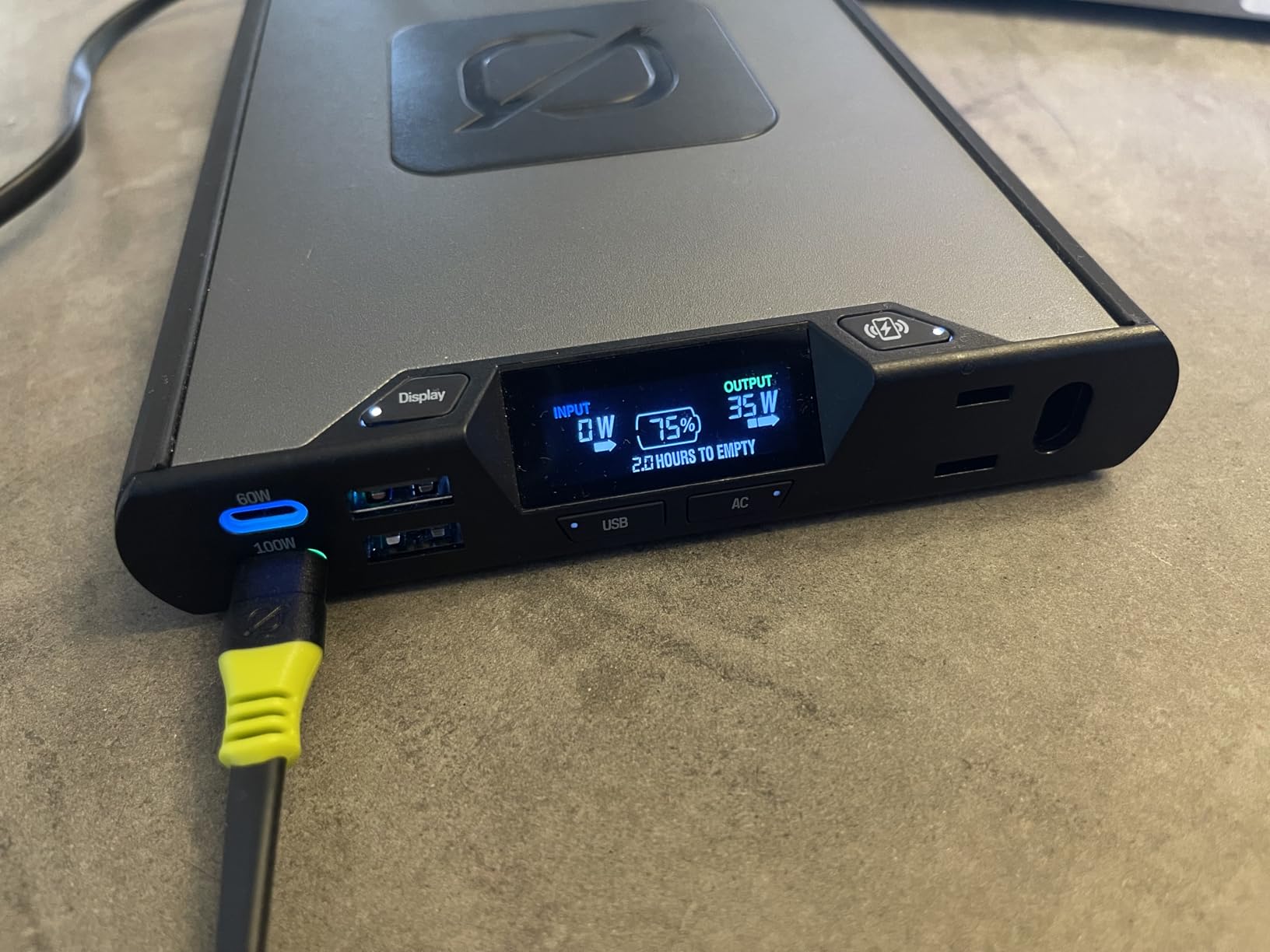 Goal Zero Sherpa 100AC Wireless AC Power Bank, 100W USB-C, 25600mAh | 4th Generation, Airline-Approved, 15W Wireless Charging, Aluminum Unibody Construction, 2-Year Warranty customer photo 2