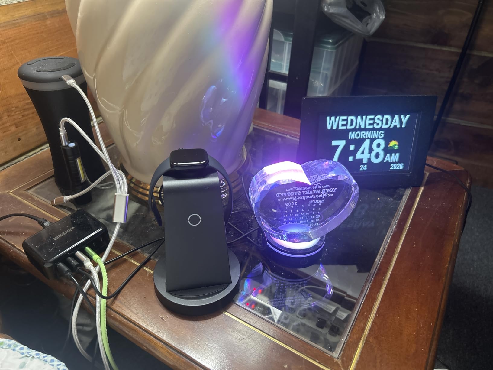 Anlmz 3 in 1 Charging Station - Wireless Charger for Apple Multiple Devices customer photo 2
