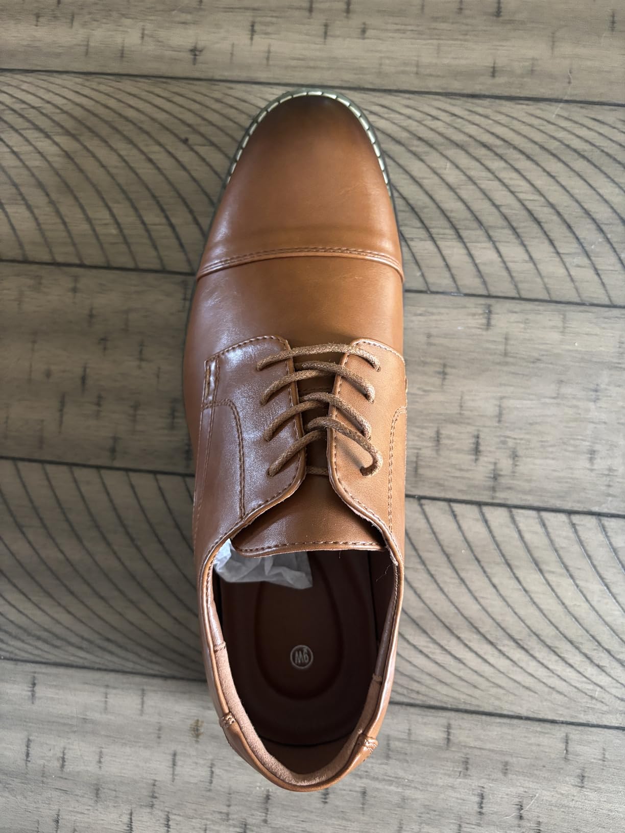 Mens Dress Shoes Wingtip Formal Oxford Shoes for Business Wedding customer photo 1