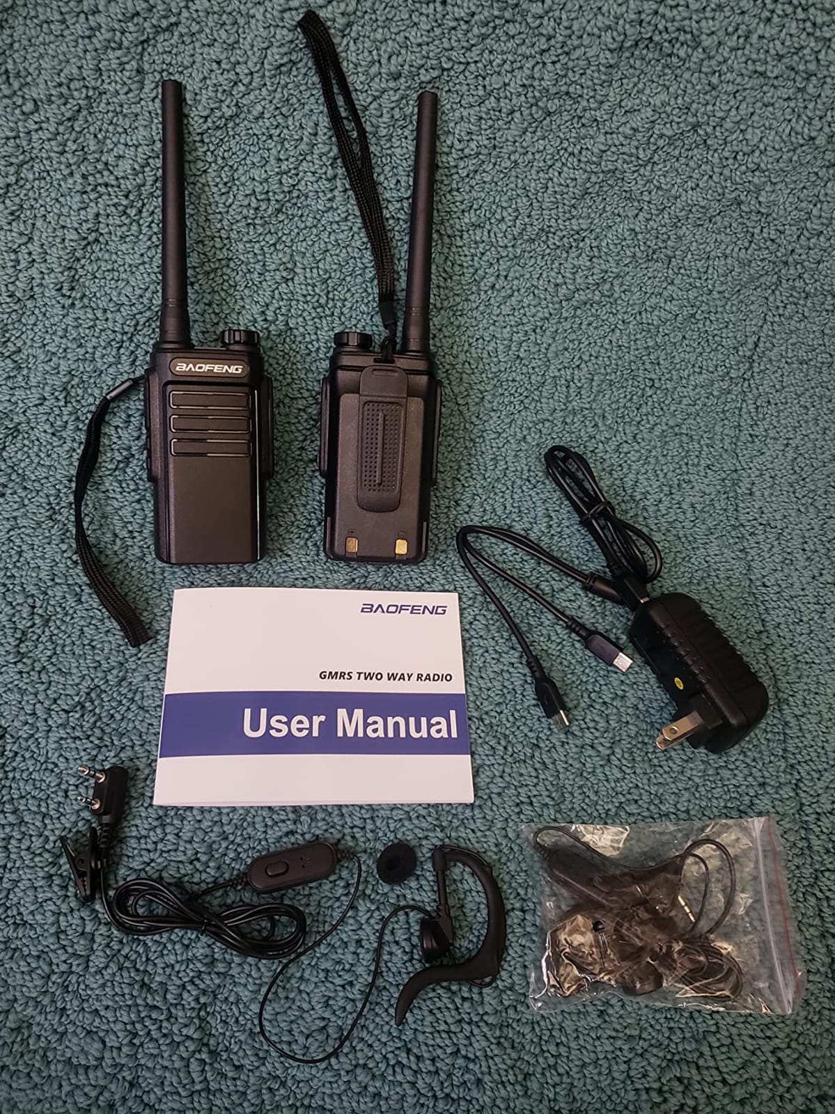 BAOFENG MP31 GMRS Handheld Radios, Waterproof Walkie Talkies, 2 Pack customer photo 1