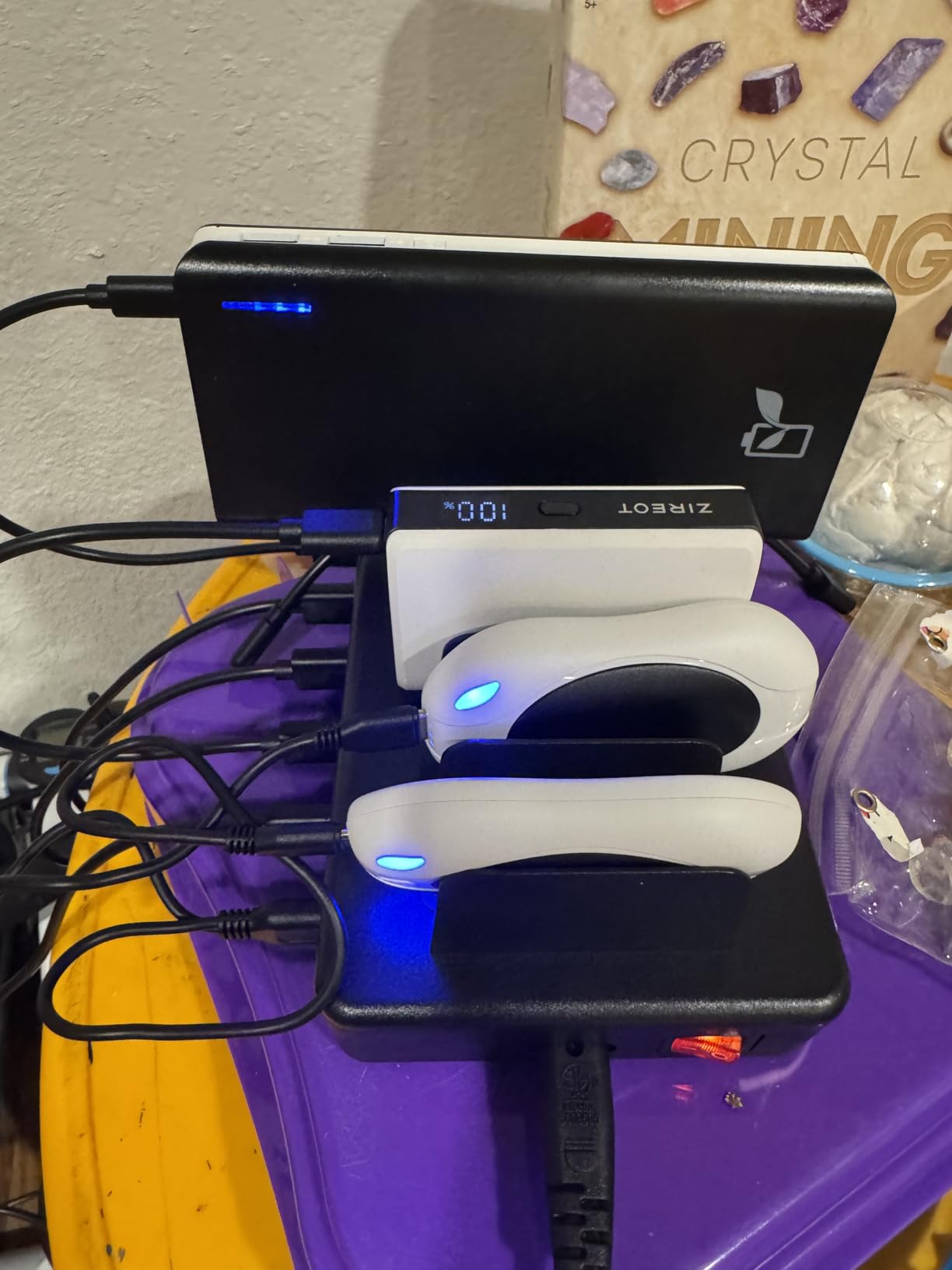 50W 6 Ports Multi Charger Station, USB Charging Dock for Multiple Devices customer photo 2