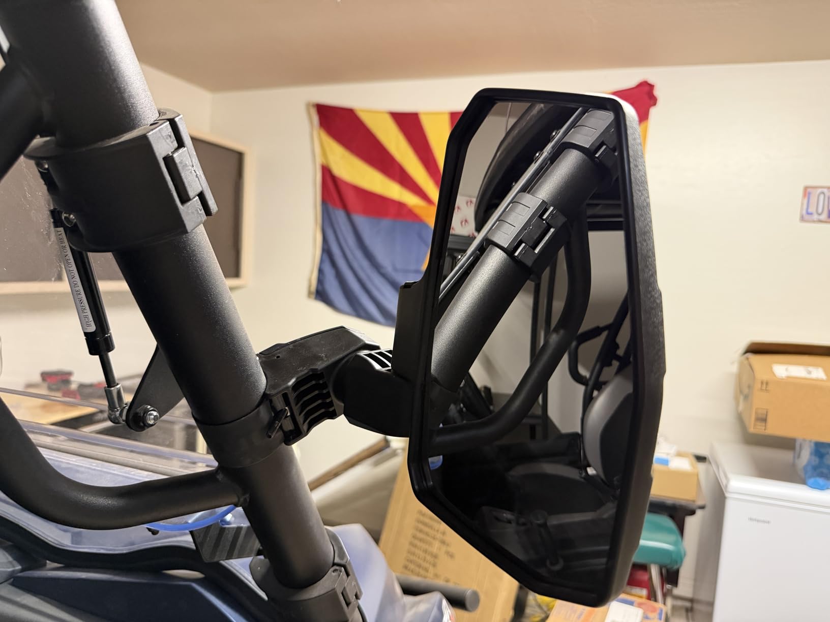 SHEJISI UTV Side Mirrors,You No Longer Need to Adjust by Hand,Innovative Automatic Reset Function,for 1.5