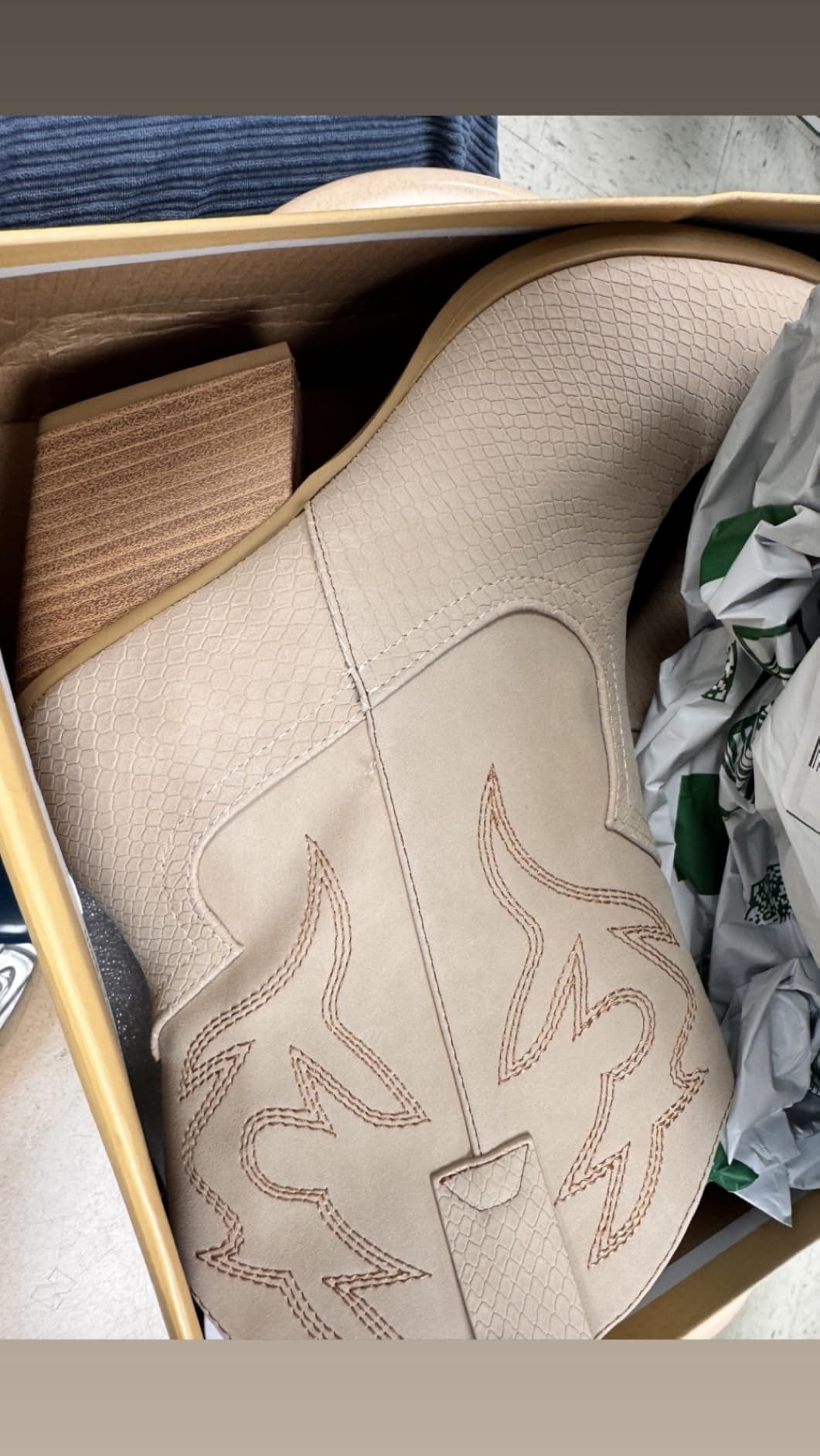 Soda “BLAZING” ~ Women Western Bootie Pointe Toe with Low Heel (Wide Fit Available) customer photo 2