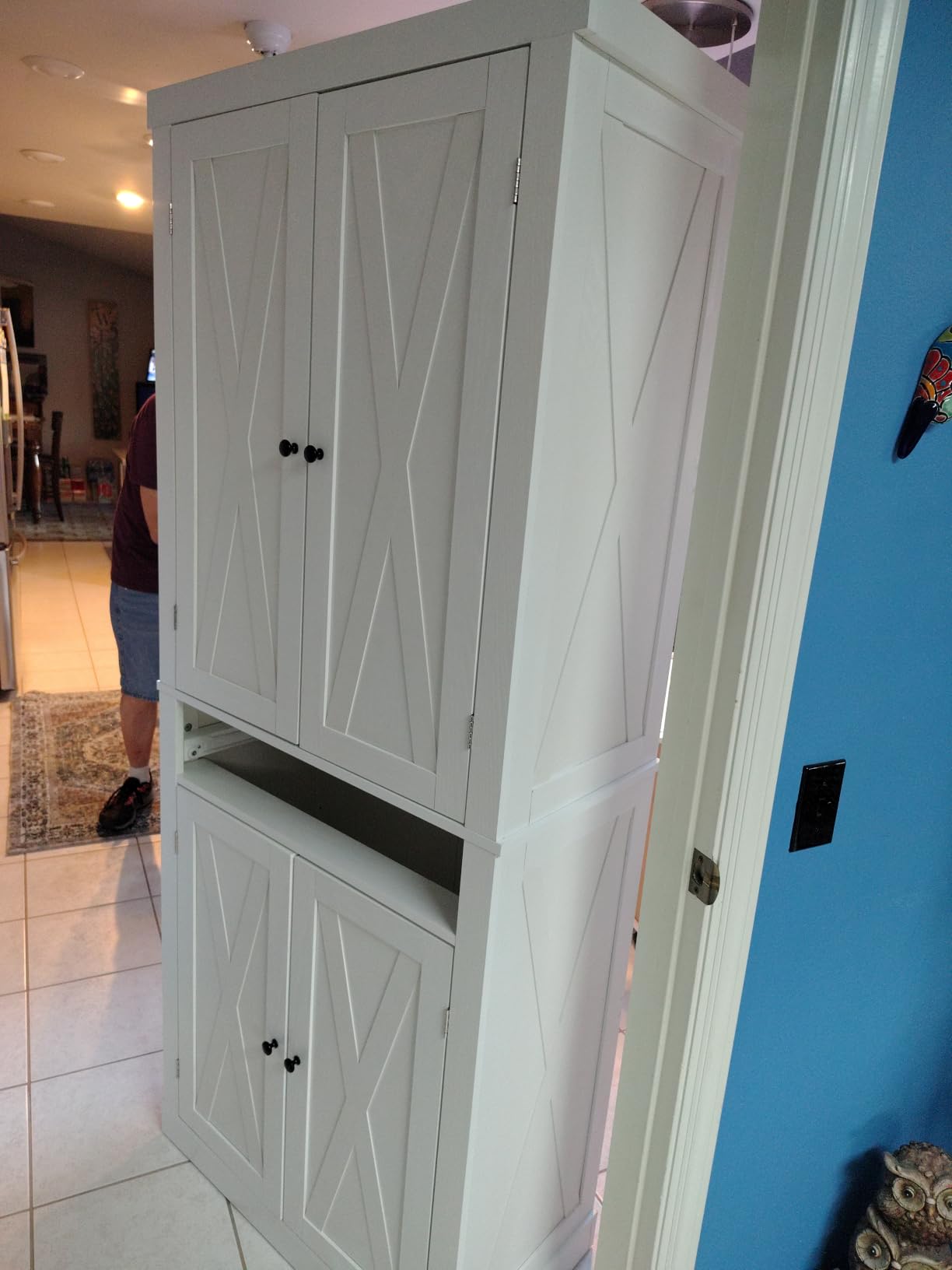 IRONCK Kitchen Pantry Storage Cabinet, 72.6