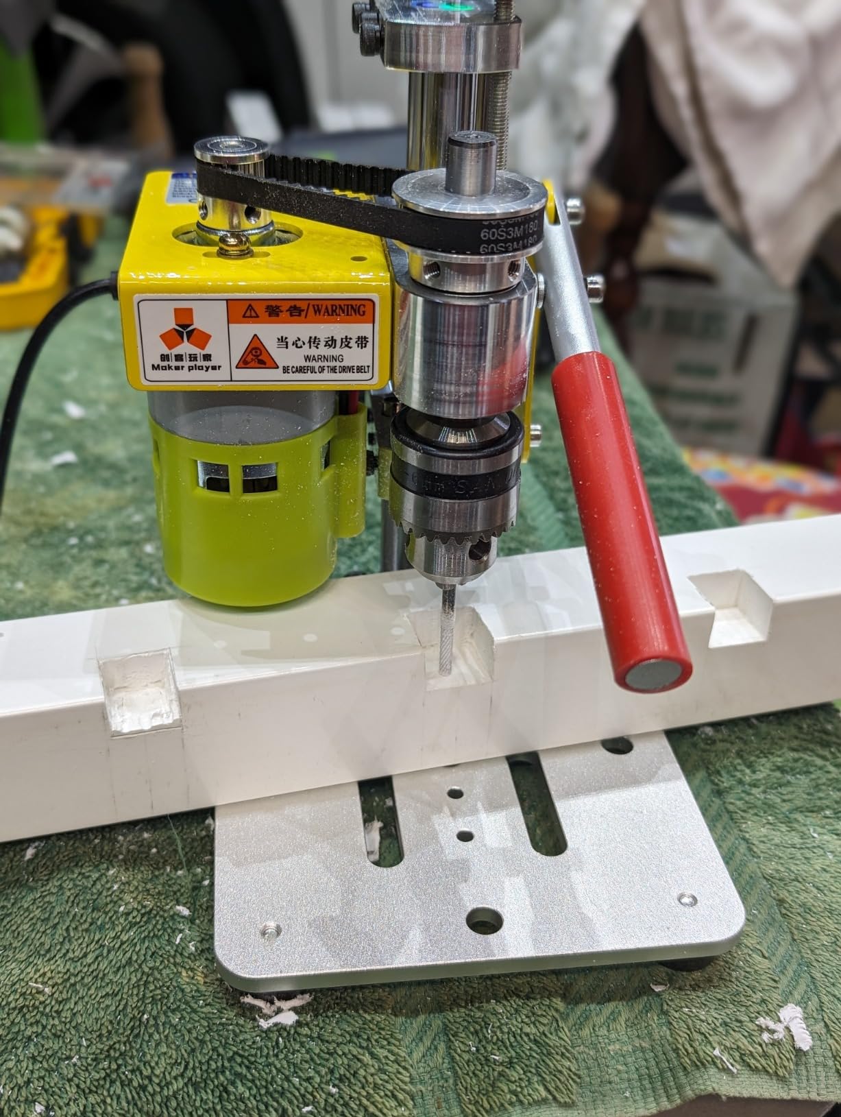 Precision Mini Drill Press Benchtop Driller Machine B10 Upgraded customer photo 1