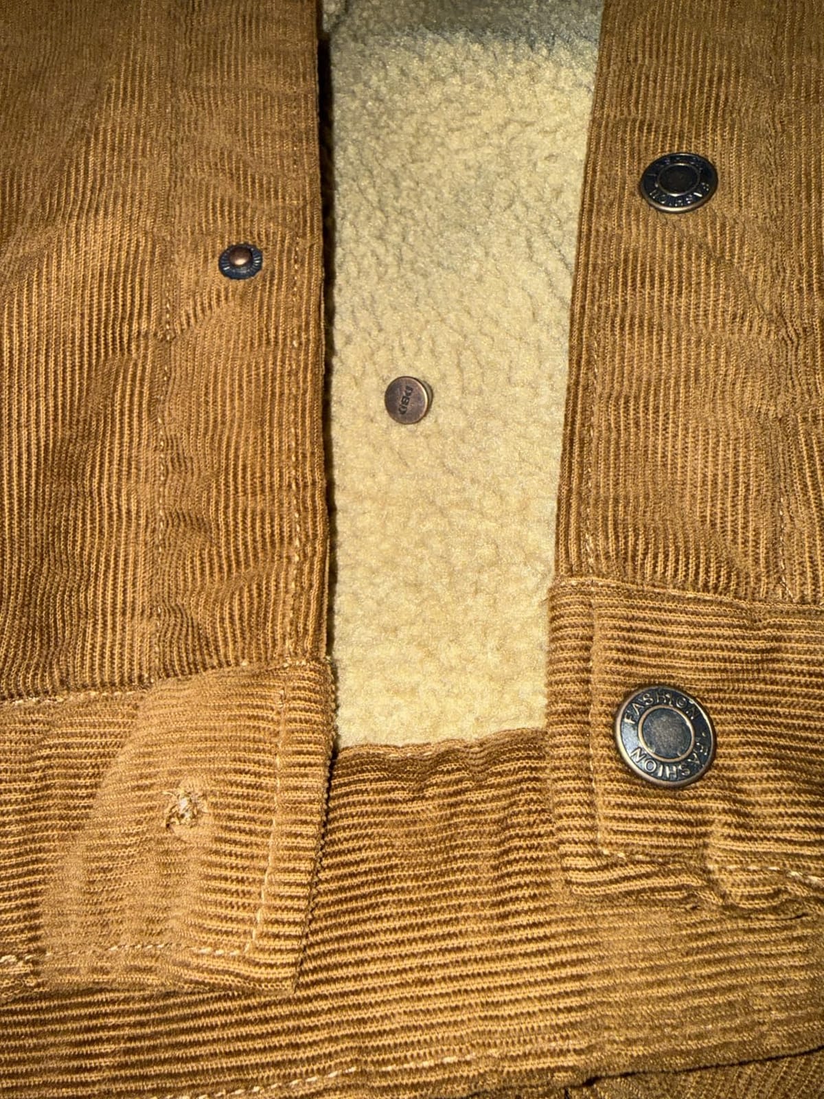 MAGCOMSEN Men's Corduroy Jacket Winter Sherpa Lined Warm Thick Coat customer photo 1