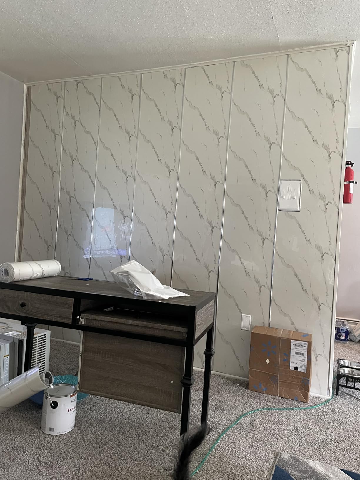 9.8 Ft Peel and Stick Wall Molding Trim, Flexible PVC Trim customer photo 1