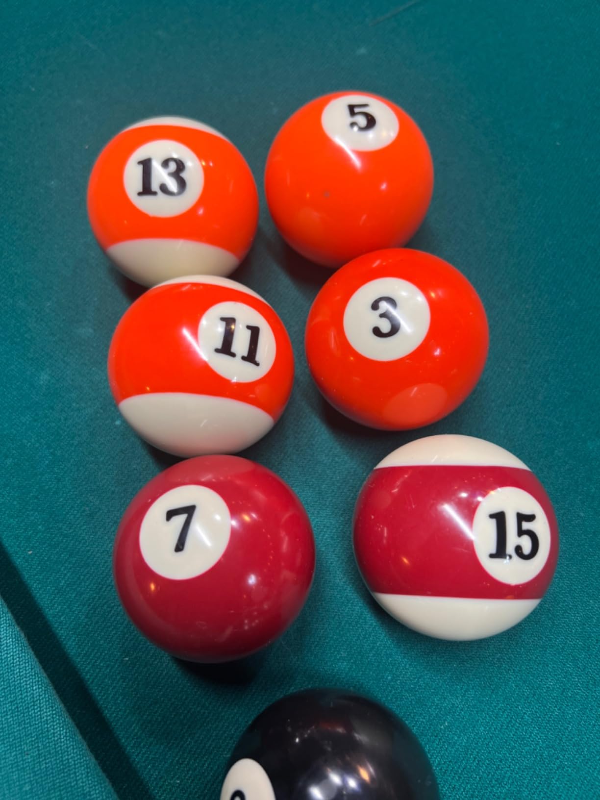 HMQQ 2-1/4 Inch Billiard Balls, 16-Piece Regulation Pool Ball Set customer photo 2