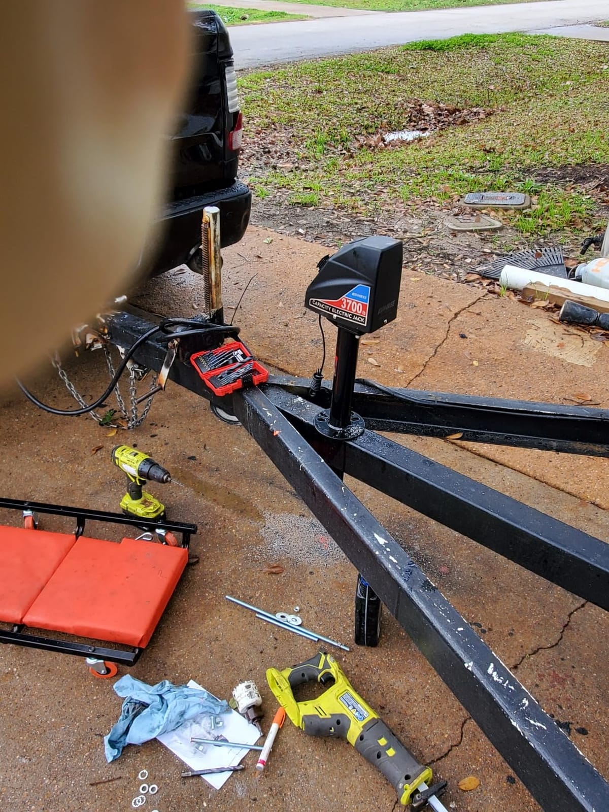 Kohree Electric Trailer Jack 4000lbs with Wiring, Heavy Duty, A-Frame customer photo 2