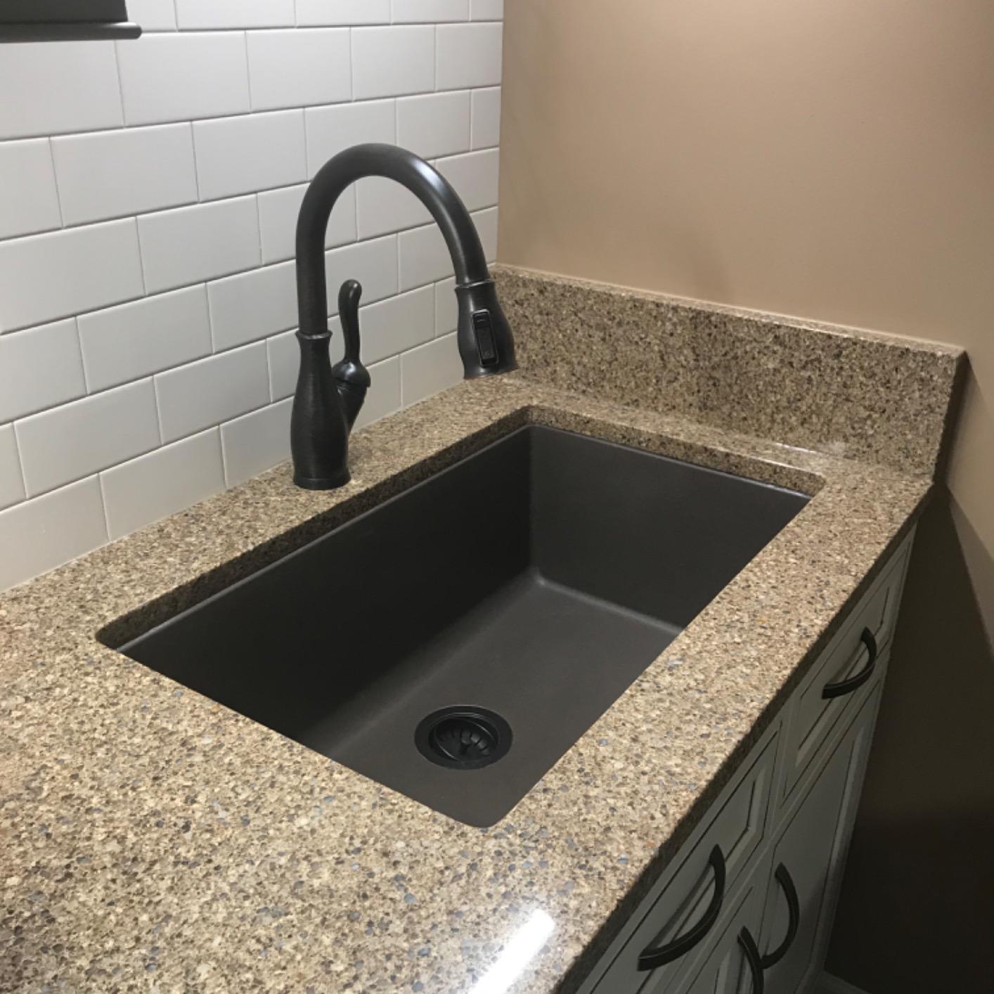 BLANCO 443083 Precis Silgranit 30” Single Bowl Undermount Kitchen Sink, Soft White customer photo 1