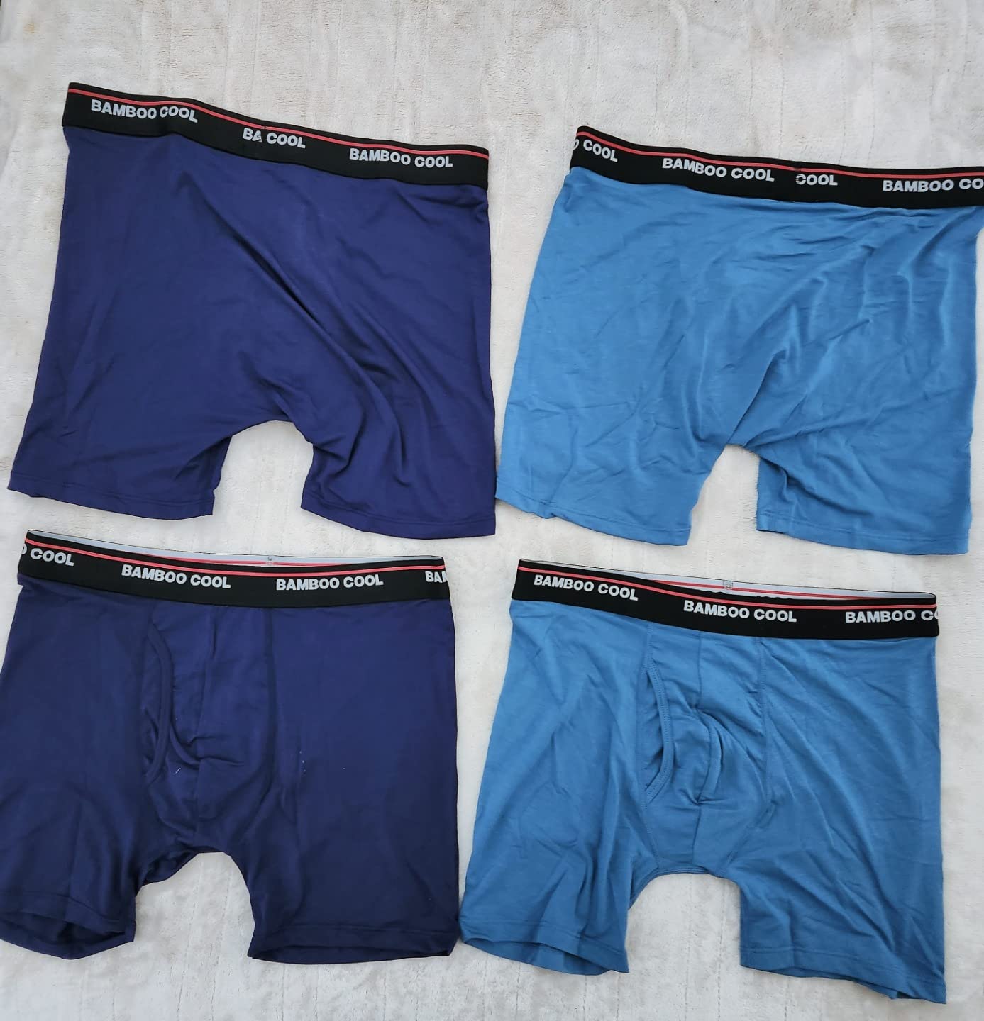BAMBOO COOL Ultra Soft Mens Underwear Boxer Briefs Multi-pack customer photo 1