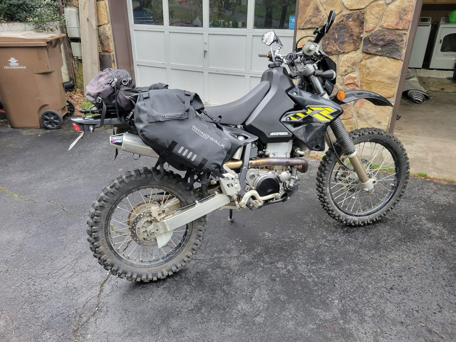 Rhinowalk Motorcycle Saddlebags 48L(24L*2) Waterproof Motorbike Side Bags, Travel Luggage Panniers with Shoulder Strap for Adventure & Sport Motorcycle Racks, 1 Pair customer photo 1