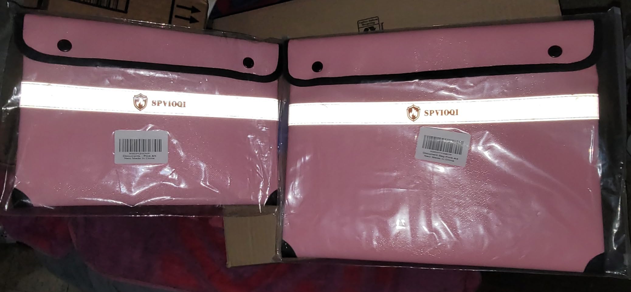 Upgraded 5200°F Fireproof Document Bag with Heat Insulated, Water Fire Proof Bags with Zipper,8 Layers of Functional Materials and Reflective Strip, Fireproof Money Bag for Cash/Documents/Valuables customer photo 1