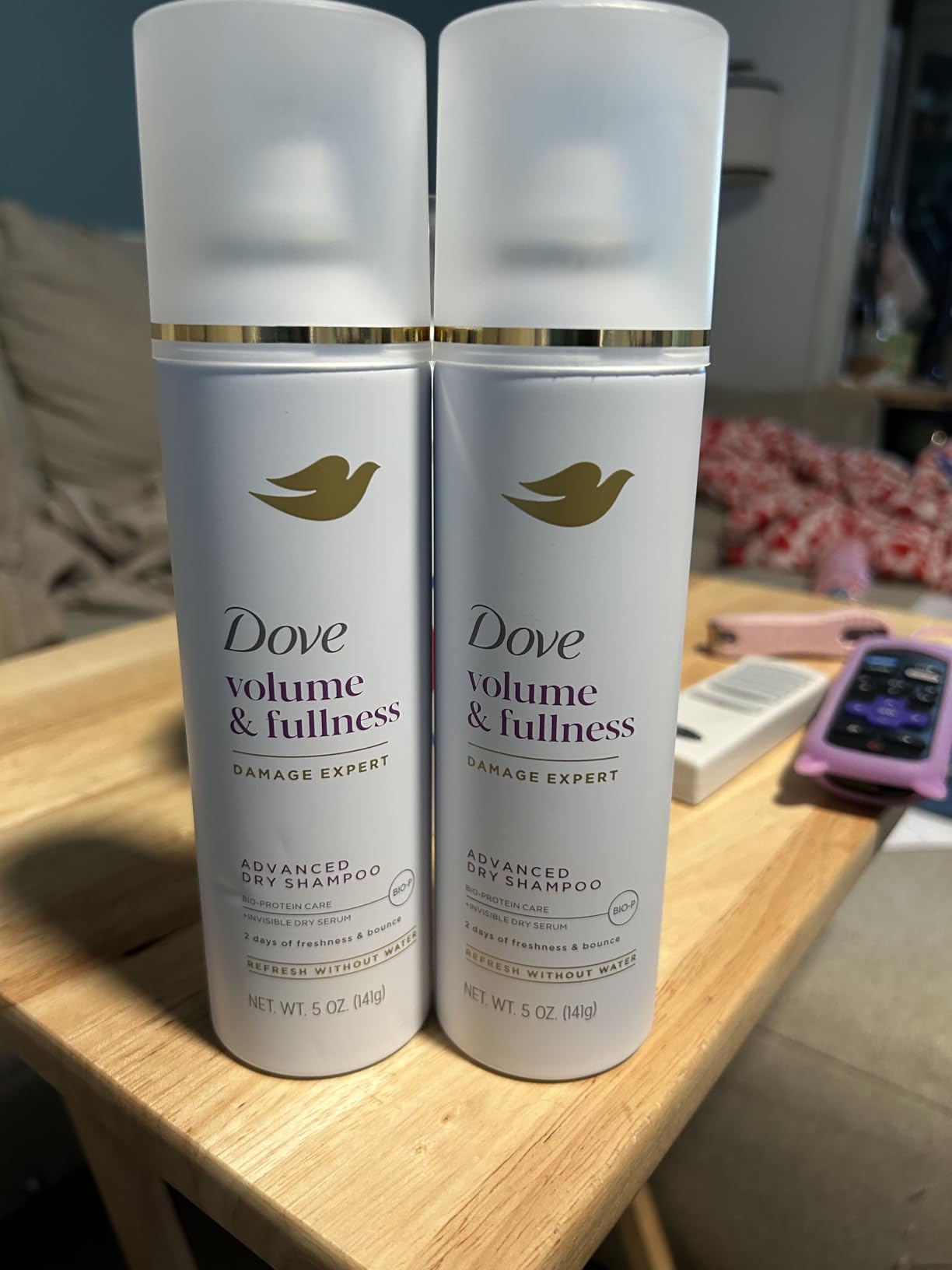 Dove Advanced Dry Shampoo Volume & Fullness Refresh For Flat Hair, 7.3 oz customer photo 2