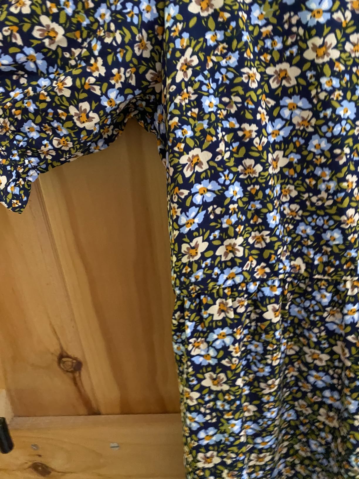 PRETTYGARDEN Women's Short Sleeve Midi Floral Dress customer photo 1
