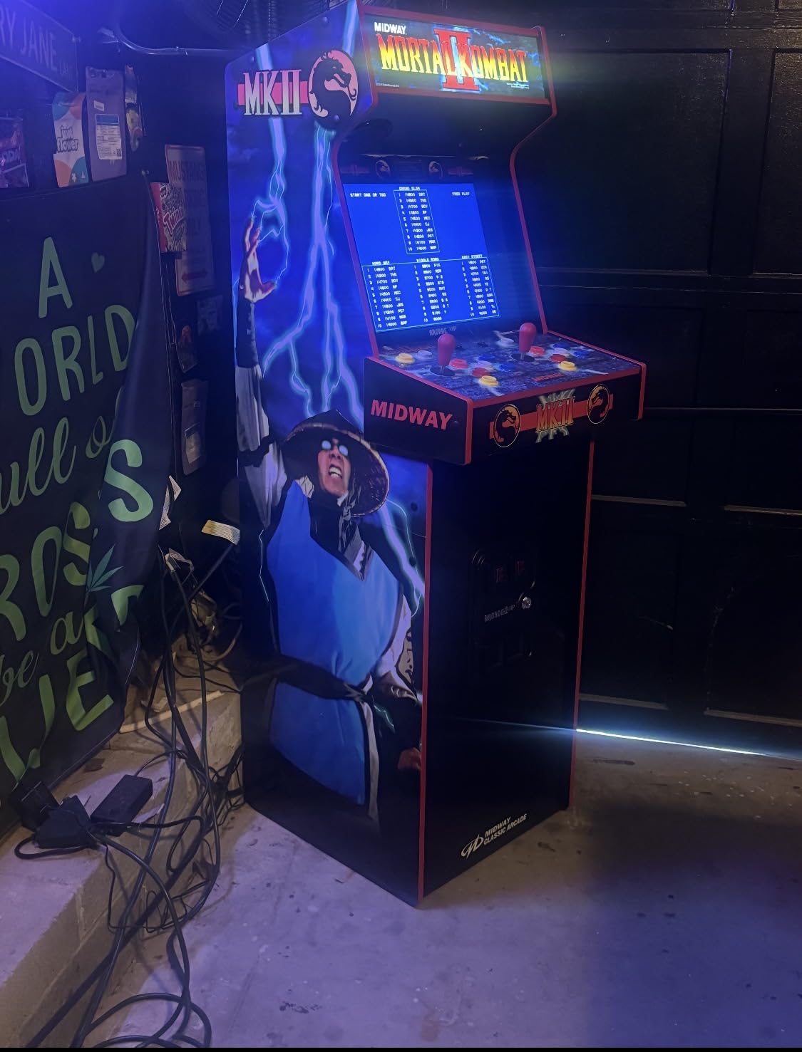 ARCADE1UP Mortal Kombat II Deluxe Arcade Machine, 14 Games customer photo 2