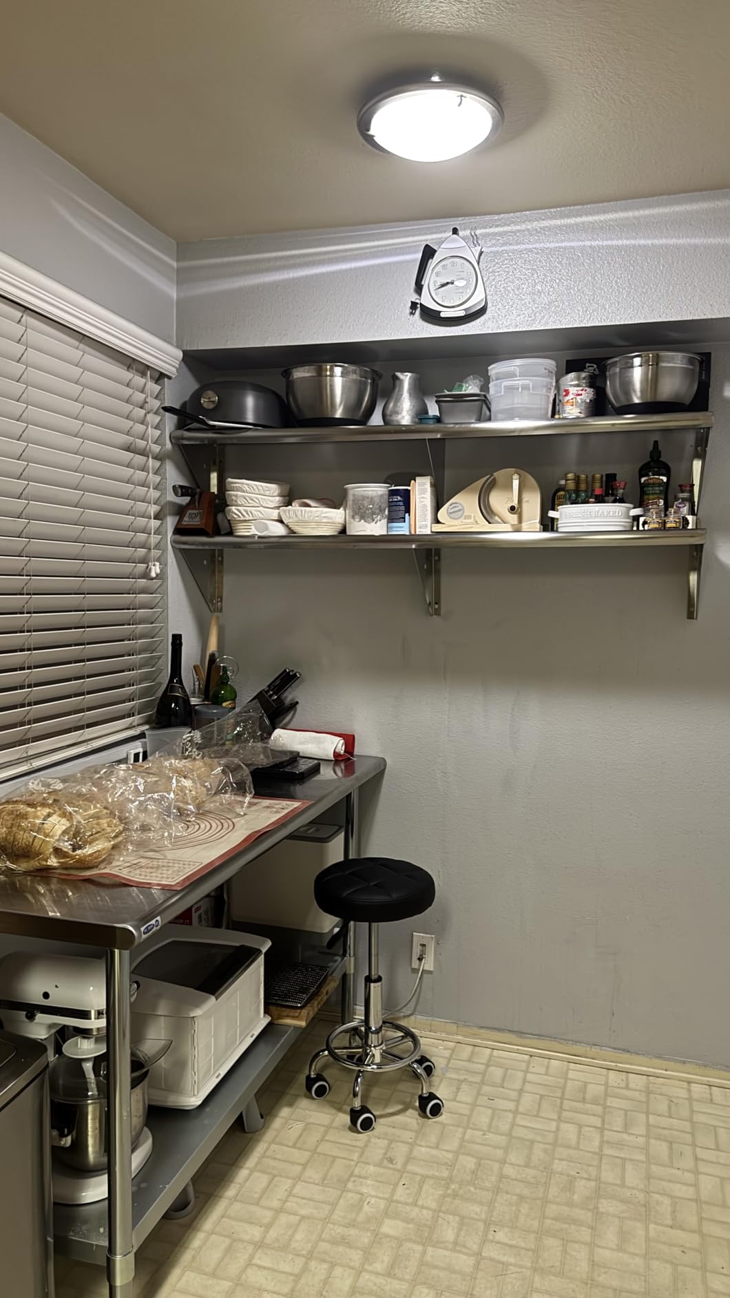 HARDURA Stainless Steel Prep & Work Table 24 x 60 Inches Backsplash customer photo 1