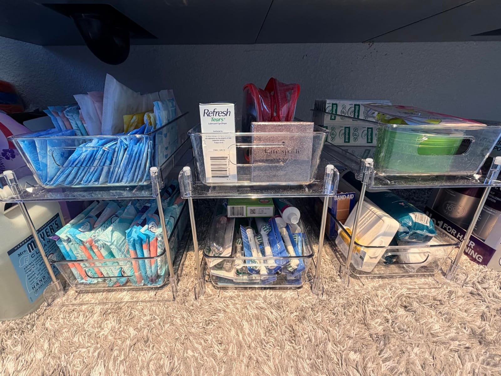 Vtopmart 4 Pack Pull Out Bathroom Under Sink Organizer (S-Standard) customer photo 1