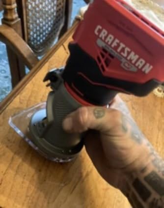CRAFTSMAN V20 Router Tool, Cordless, Variable Speed, Fixed Base Router with Depth Adjustment, Bare Tool Only (CMCW400B) customer photo 1
