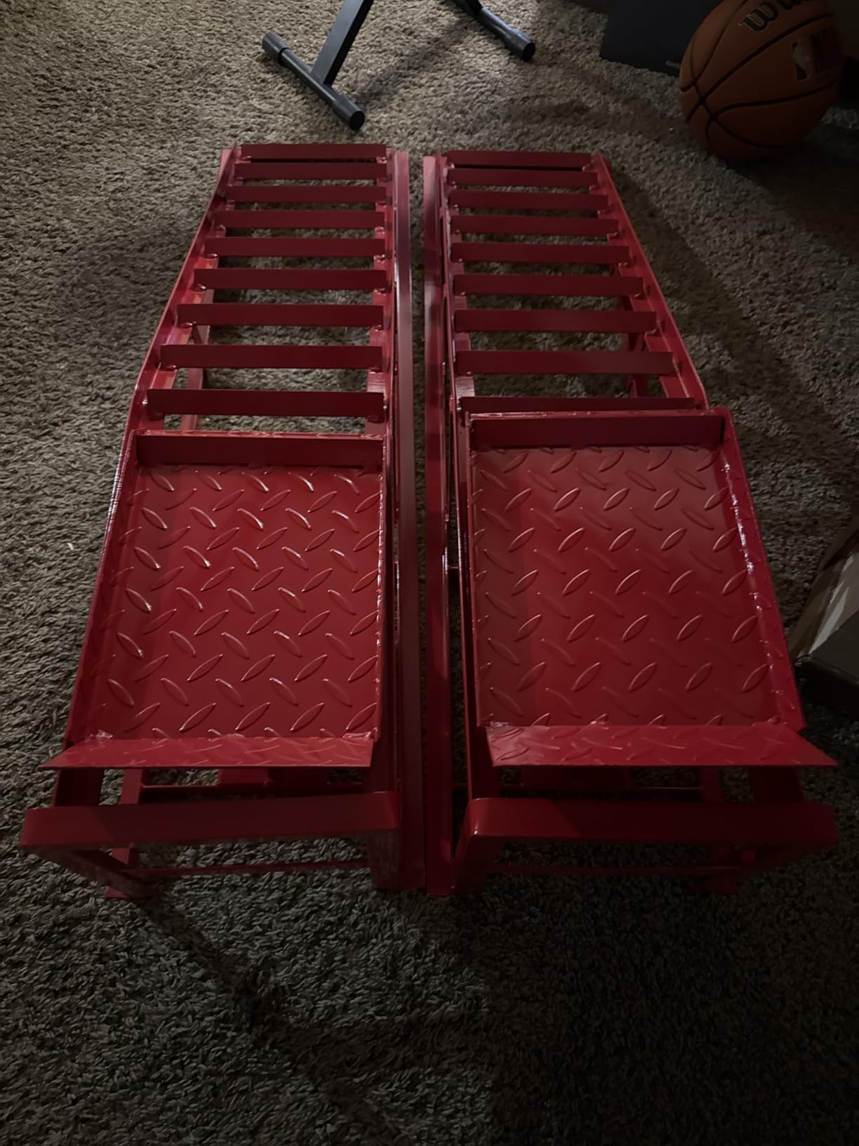 2PCS 5T 11060lbs Hydraulic Car Ramps, Heavy Duty Hydraulic Vehicle Ramps Lift Ramp, Portable Car Ramps for Oil Changes, Car Lifts for Home Garage, Vehicle Auto Garage Repair customer photo 2
