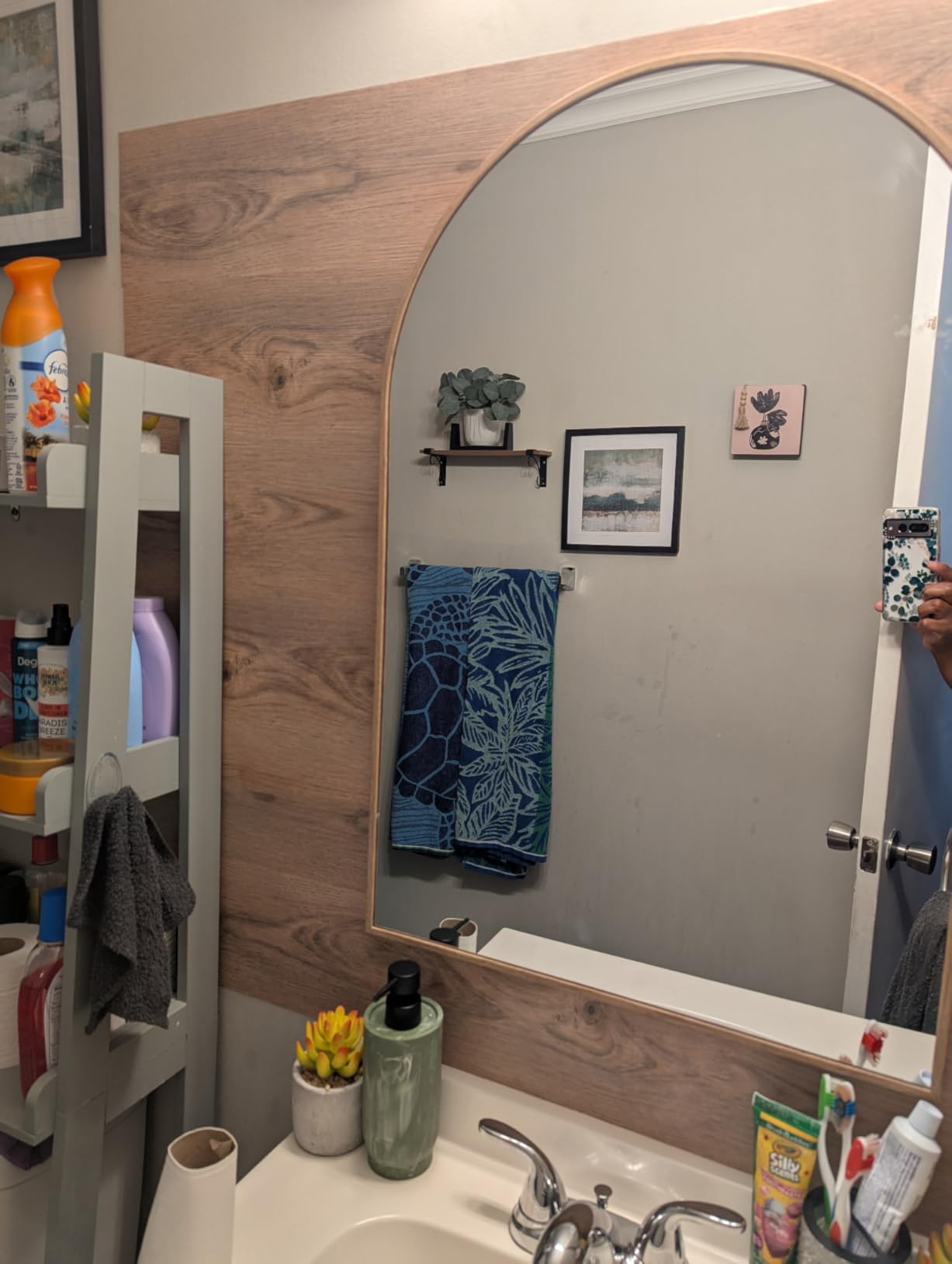 Lareko Peel and Stick Floor Tile, Vinyl Wood Plank Flooring Roll customer photo 1