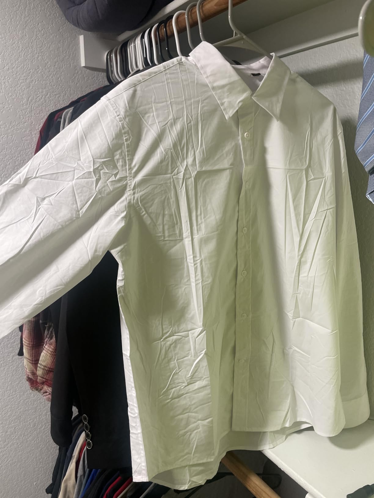 Lion Nardo Cotton Mens Dress Shirts Long Sleeve Wrinkle Free Business Casual Button Down Shirts Formal Shirts Big and Tall customer photo 1