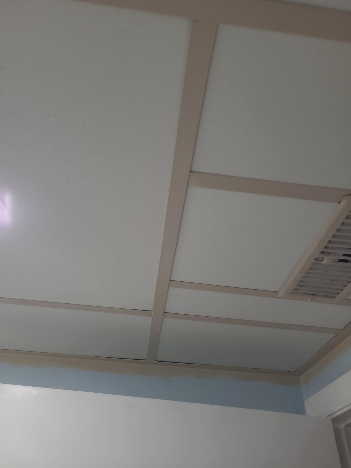 PVC Drop Ceiling Tiles 2x4 ft – Waterproof, Fire-Rated, Commercial Grade, Easy Lay-in Installation for 15/16