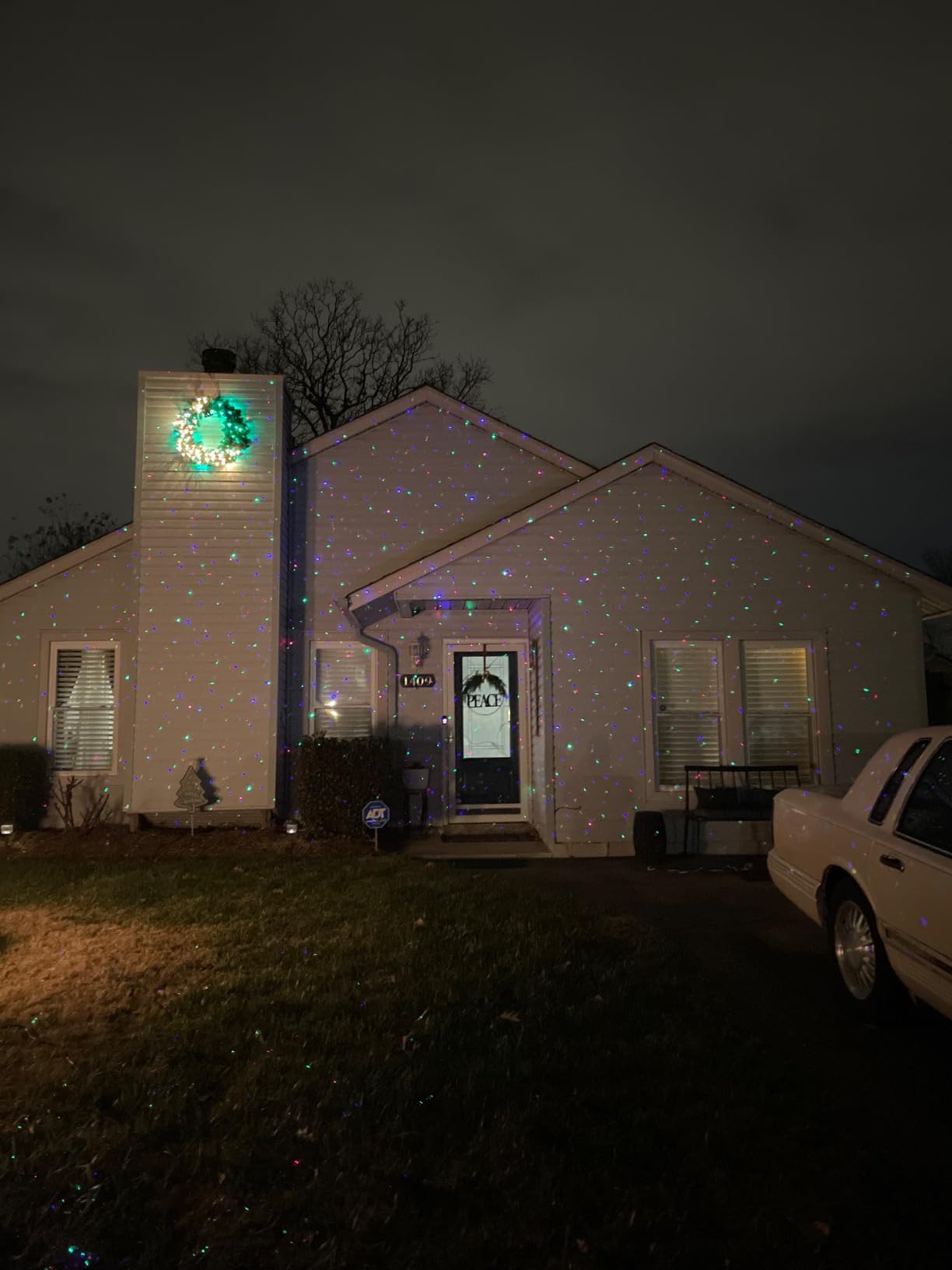Laser Christmas Projector Lights Outdoor, Firefly Light Show for Trees | 3 Colors,RF Remote, Waterproof, Indoor Holiday Halloween Decoration, Christmas Gift, Wedding, Home Decor, Party, Garden customer photo 1