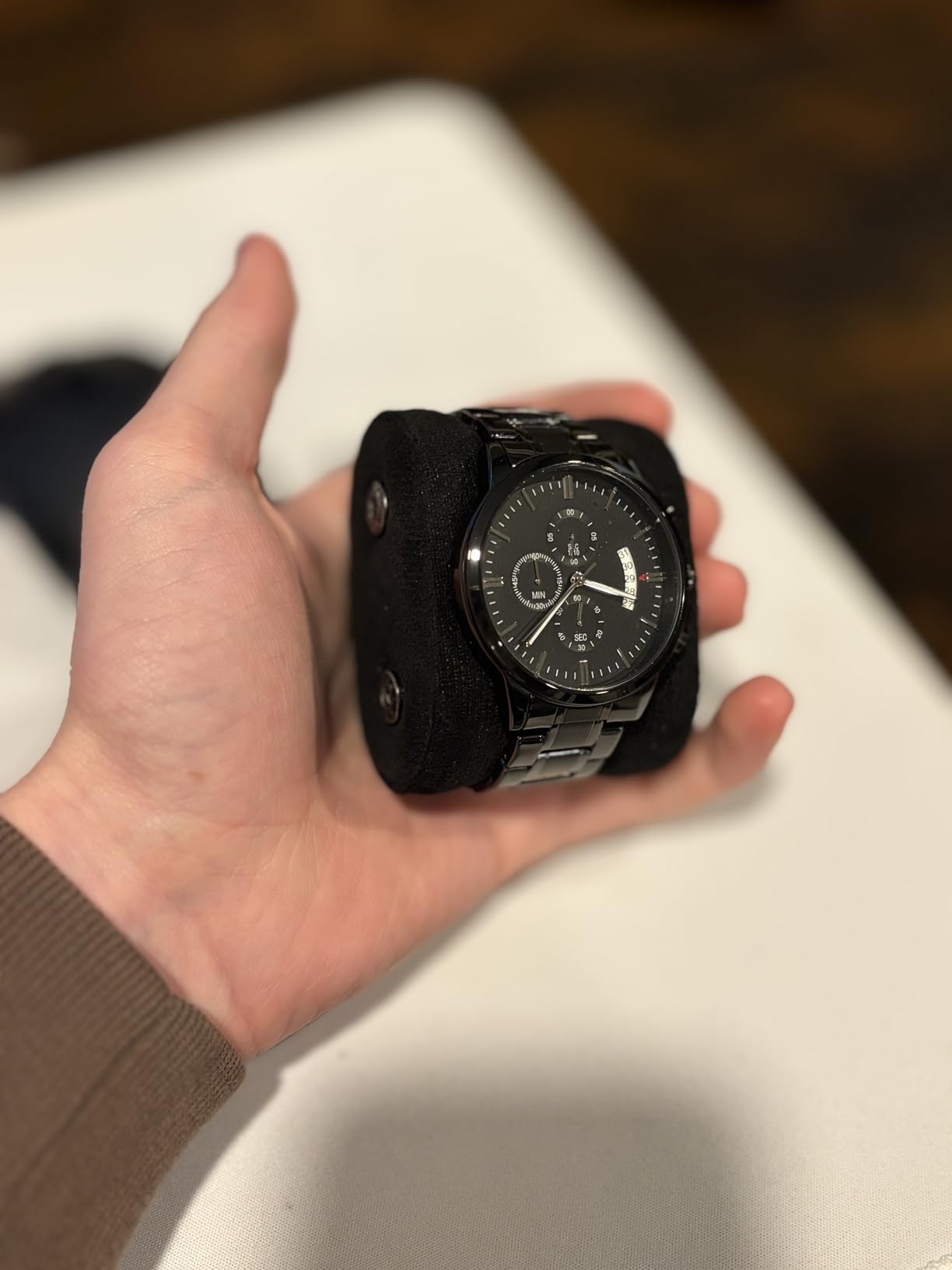 Watch Travel Case - Luxury Watch Roll Travel Box customer photo 1