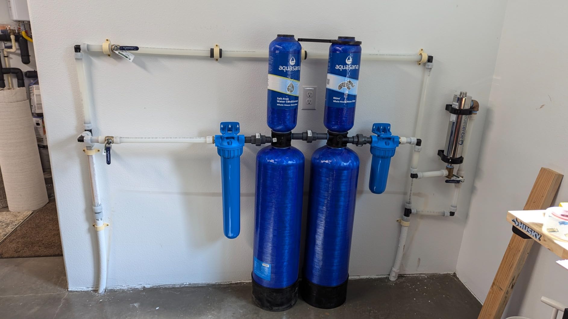 Aquasana Whole House Well Water Filter | 500K-Gallon | UV | WH-Well-CT-UVS customer photo 1