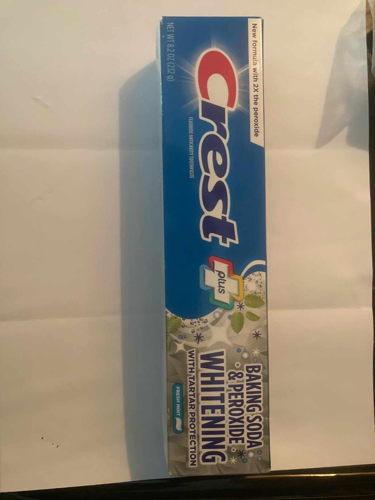 Crest Cavity & Tartar Protection Toothpaste, Whitening Baking Soda & Peroxide,5.7 Ounce (Pack of 2) customer photo 2