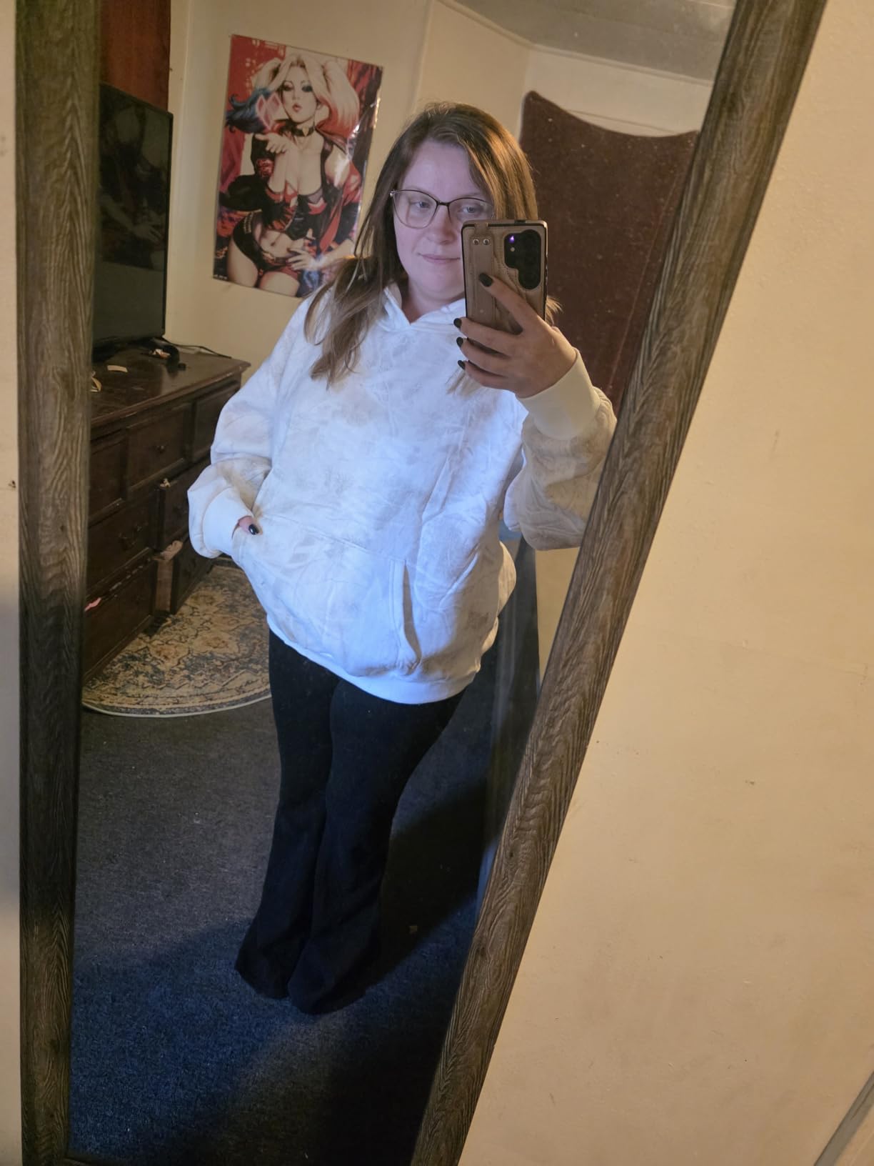 Trendy Queen Womens Hoodies Oversized Sweatshirt customer photo 1