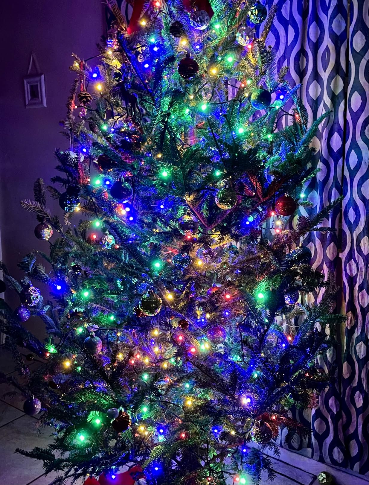 Dazzle Bright 164 FT 500 LED Christmas String Lights, Waterproof Green Wire String Lights with 8 Modes, Outdoor Christmas Decorations for Indoor Garden Party Yard Decor (Multi-Colored) customer photo 1