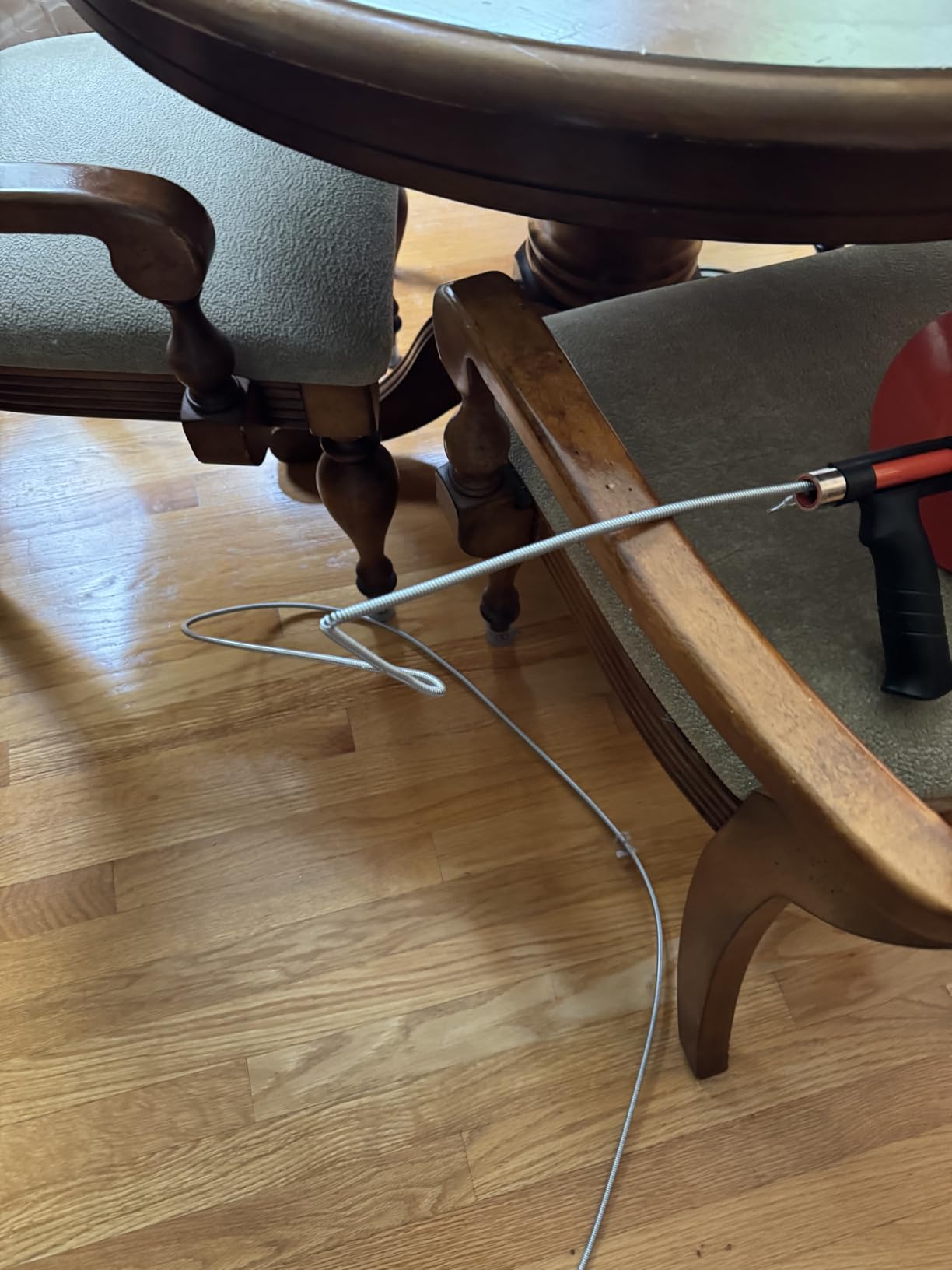 MEISTERFAKTUR drain snake - Auto Feed - Ideal plumbing snake for sink and drain unblocking - Solid drain auger for real DYIs! (50FT) customer photo 1