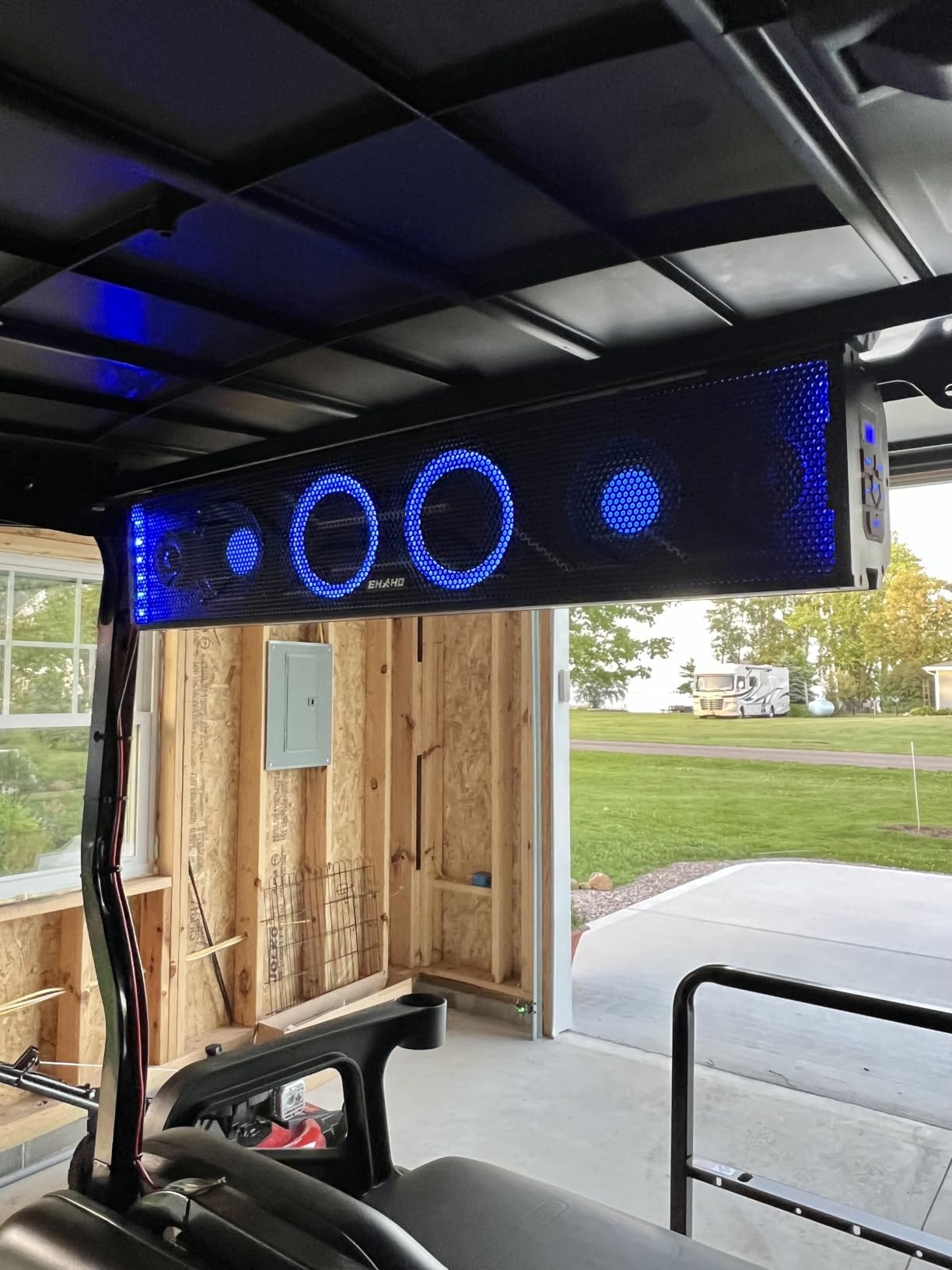 Ehaho 25 Inch 6-Speaker UTV Sound Bar with Bluetooth, RGB, IP66 Waterproof customer photo 1