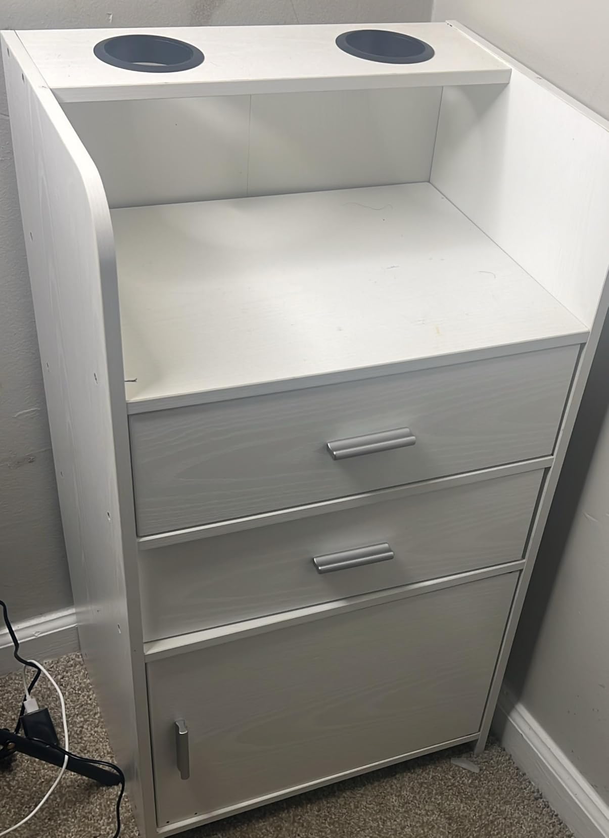4ever2buy Salon Station for Hair Stylist, Salon Station Cart with Wheels customer photo 1