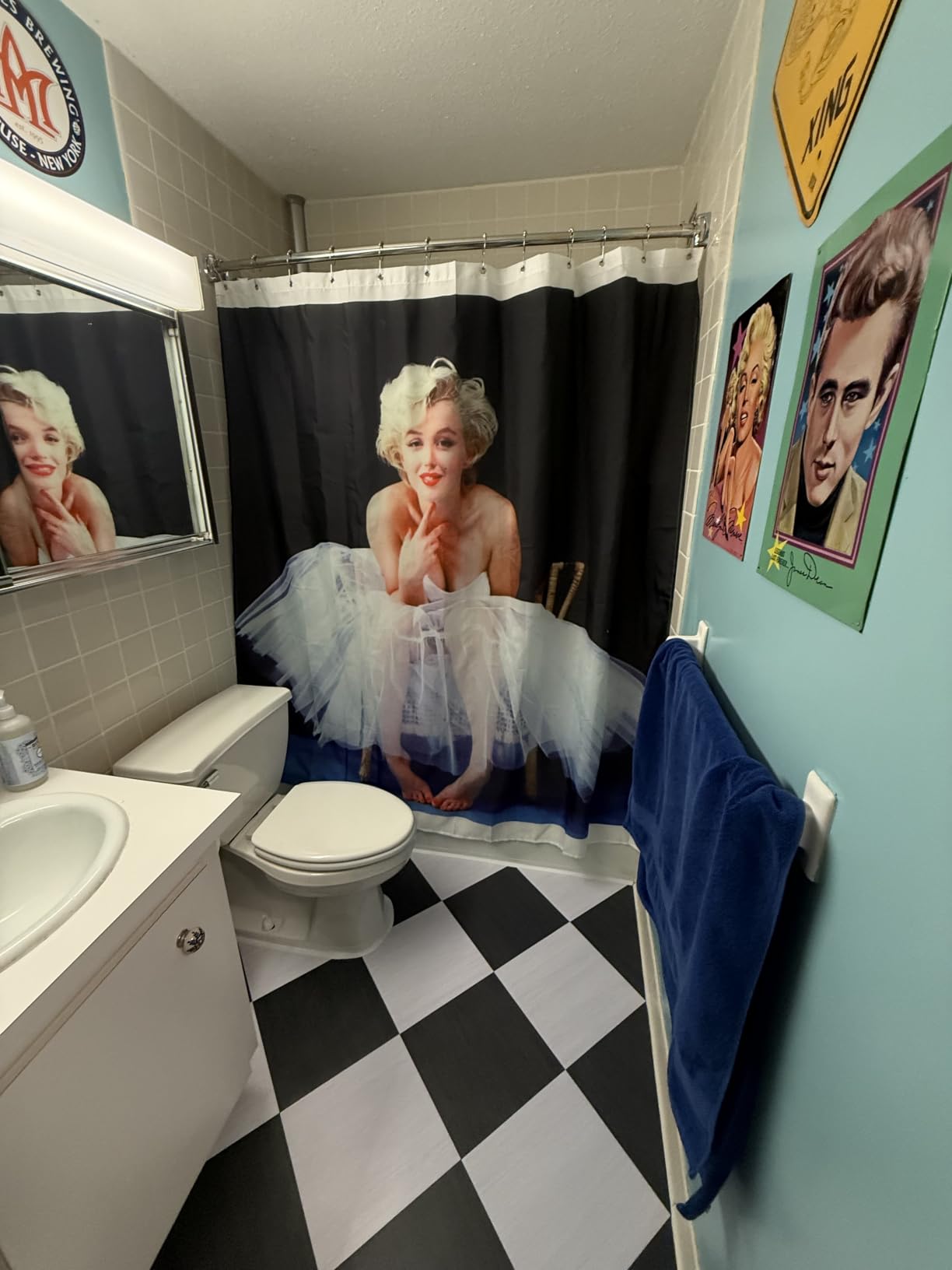 FloorPops x Chris Loves Julia 12-in by 12-in Bonneville Grey & White Marble Peel & Stick Floor Tiles, FP4421 customer photo 2