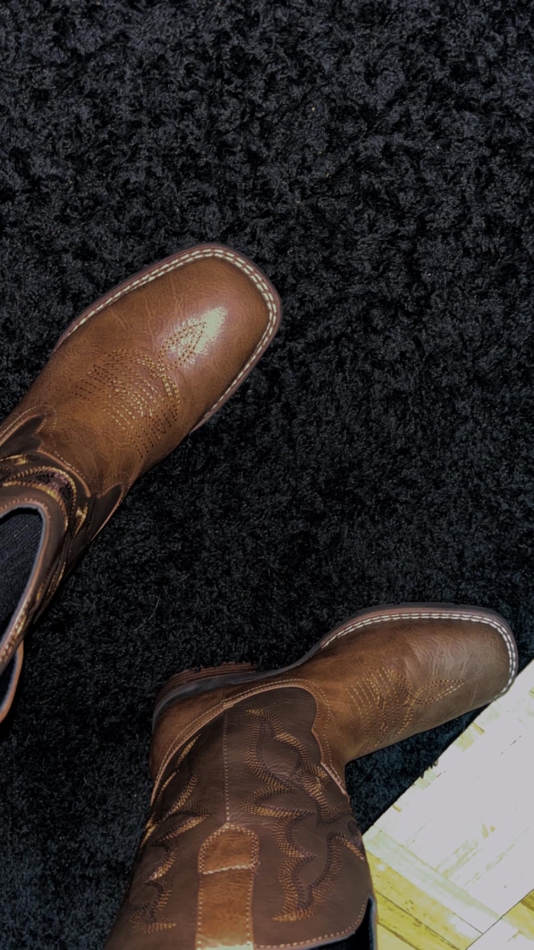 Cowboy Boots For Men - Western Boot Men's Cowboy Boots With Square Toe | Cowboy Western Boot | Pull-on Boots| Old West Style Embroidered customer photo 1