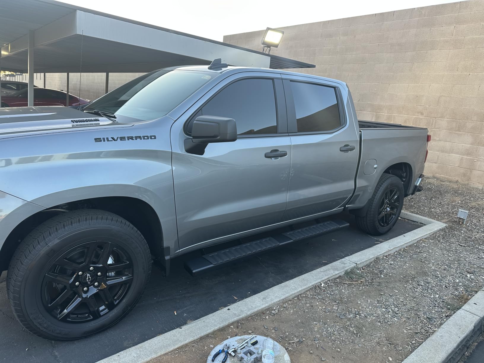 AUTOSAVER88 Running Boards Compatible with 2019-2026 Silverado/Sierra 1500 | Crew Cab Side Steps Fit 2020-2026 Chevy/GMC 2500HD 3500HD Aluminum Nerf Bars (Excl. 2019 1500 LD) customer photo 2