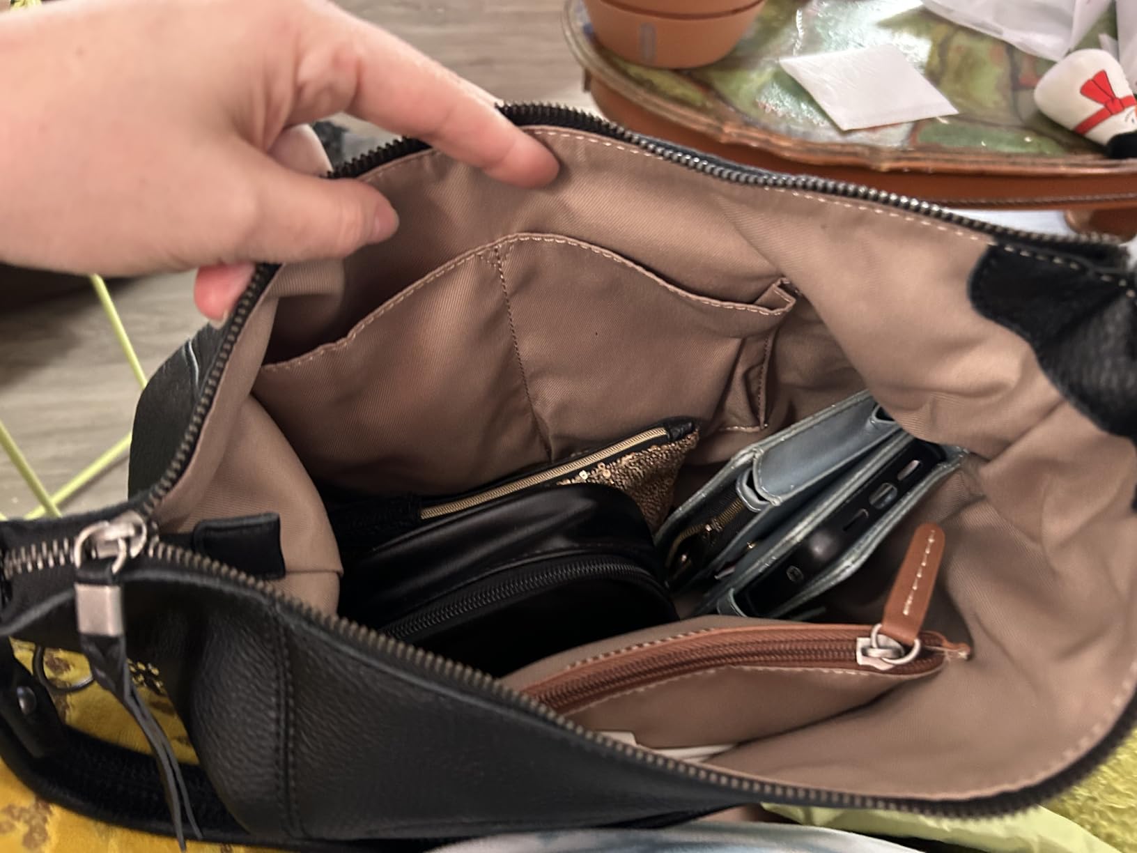 The Sak Sequoia Leather Hobo Bag - Large Slouchy Shoulder Purse, Zip Pocket customer photo 1