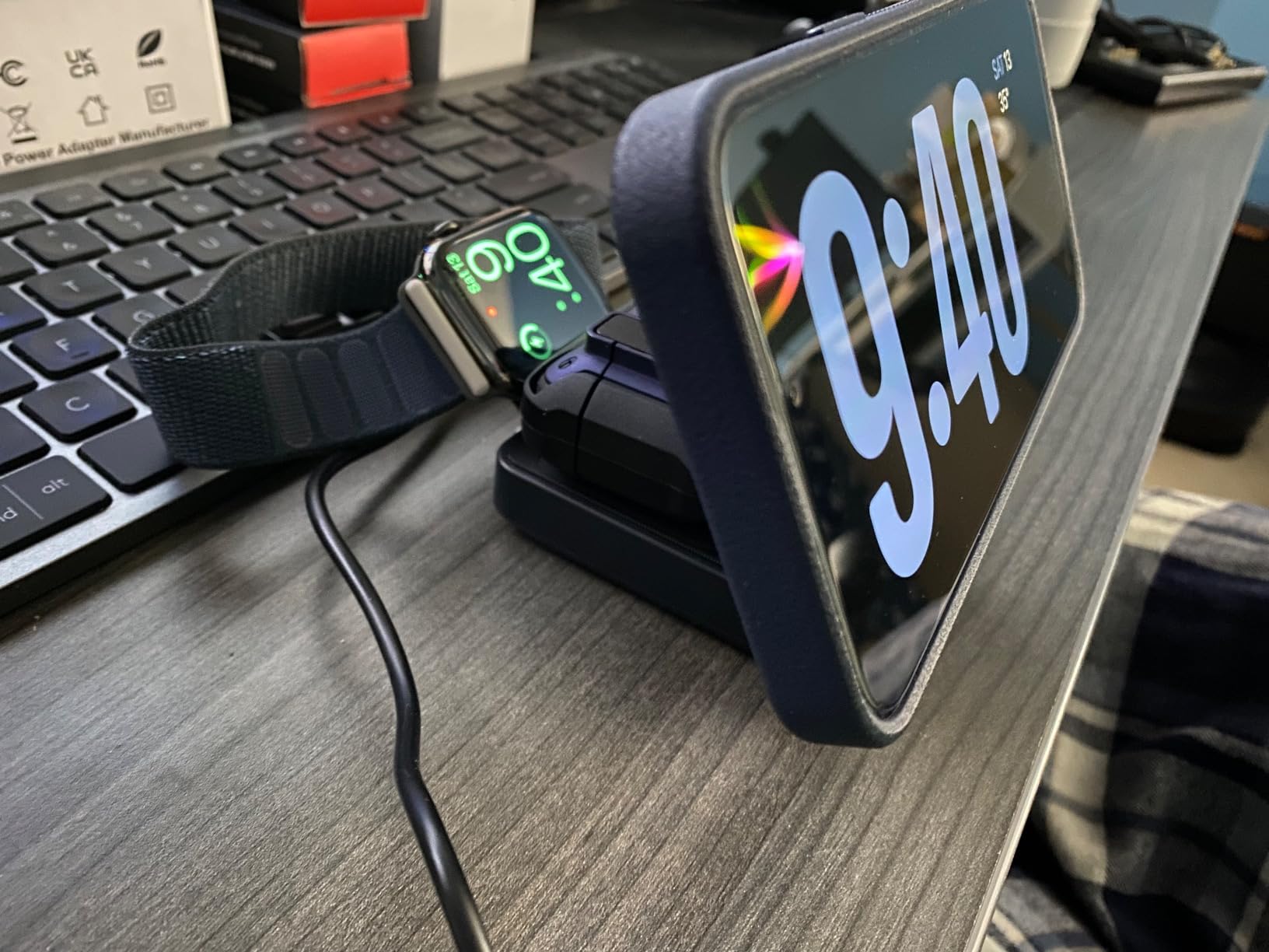 Anker MagGo 3-in-1 MagSafe-Compatible Qi2 15W Foldable Charging Station customer photo 2