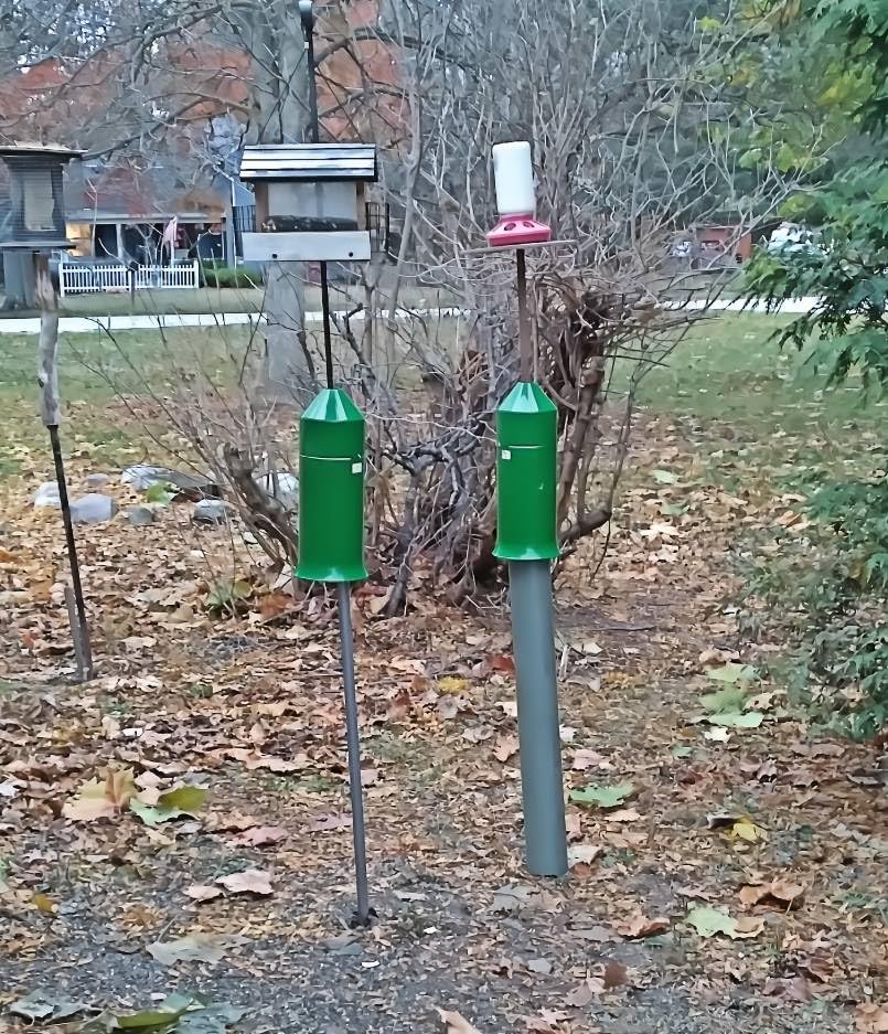 iPrimio Squirrel Baffle Guard for Bird Feeder Poles, No Tools, 18