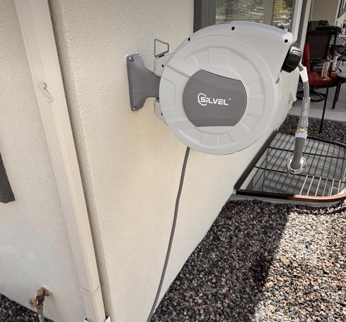 Retractable Garden Hose Reel, 1/2